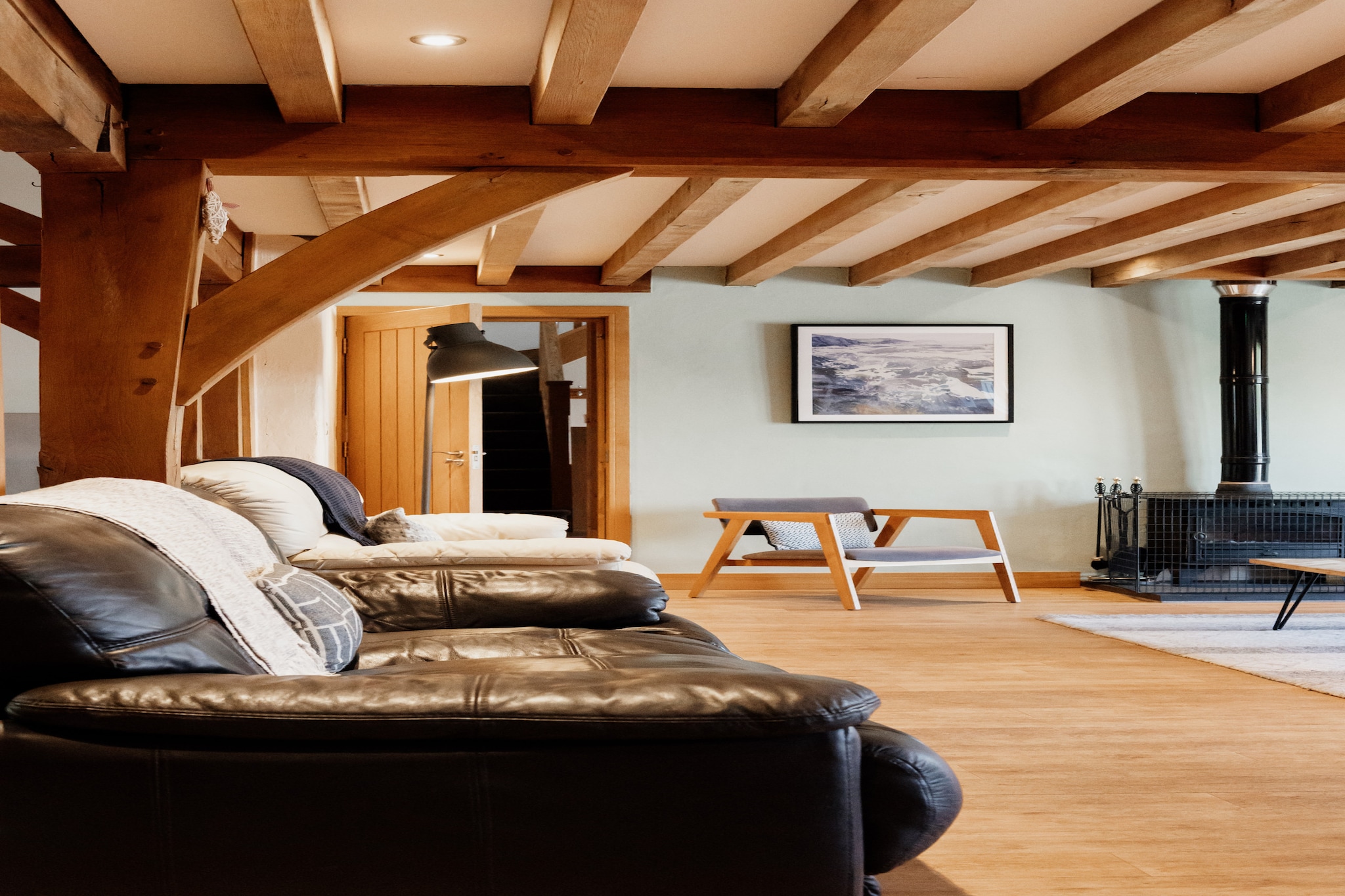 The Welsh Barn-Woonkamer