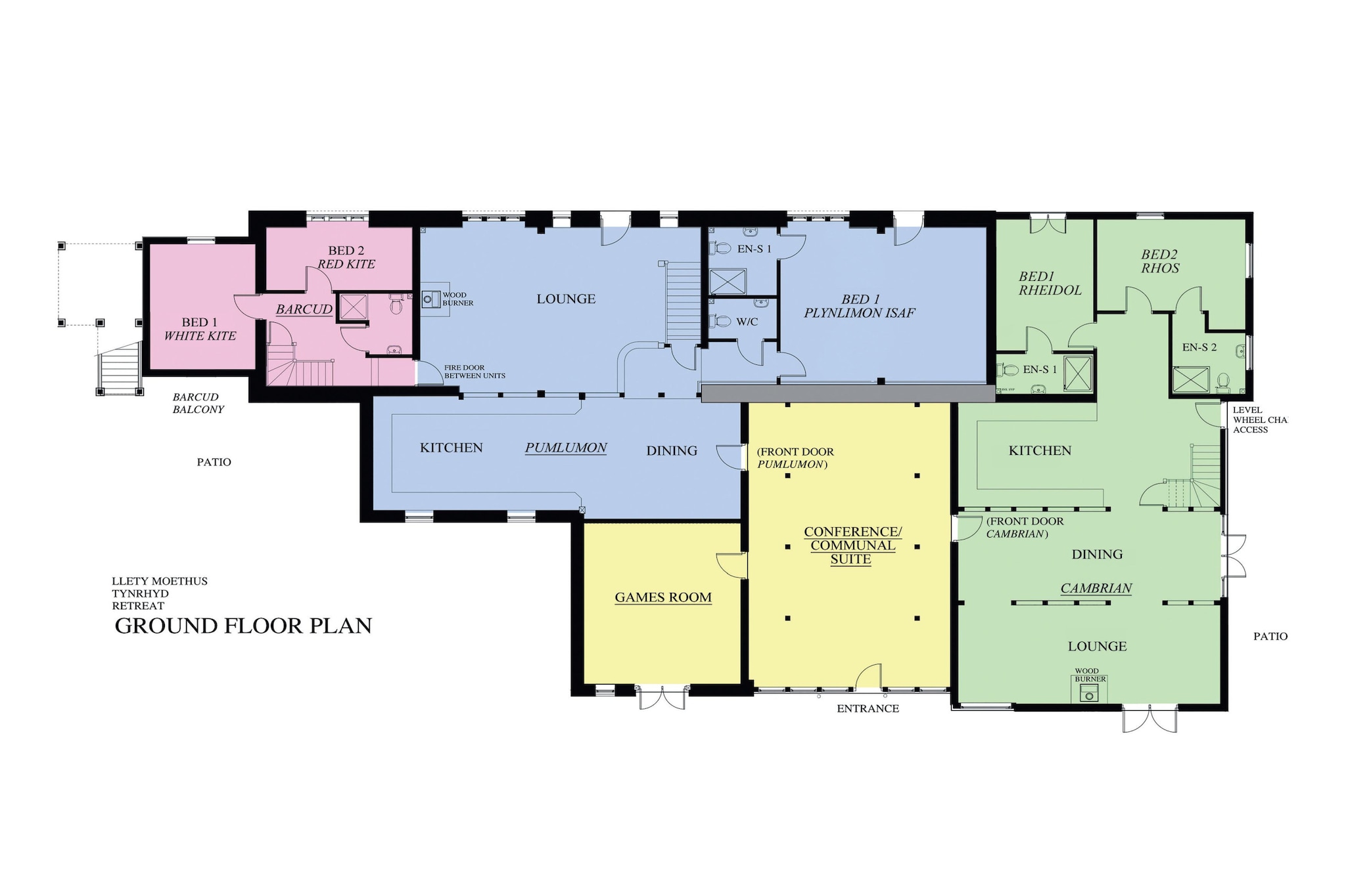 The Welsh Barn-Plattegrond