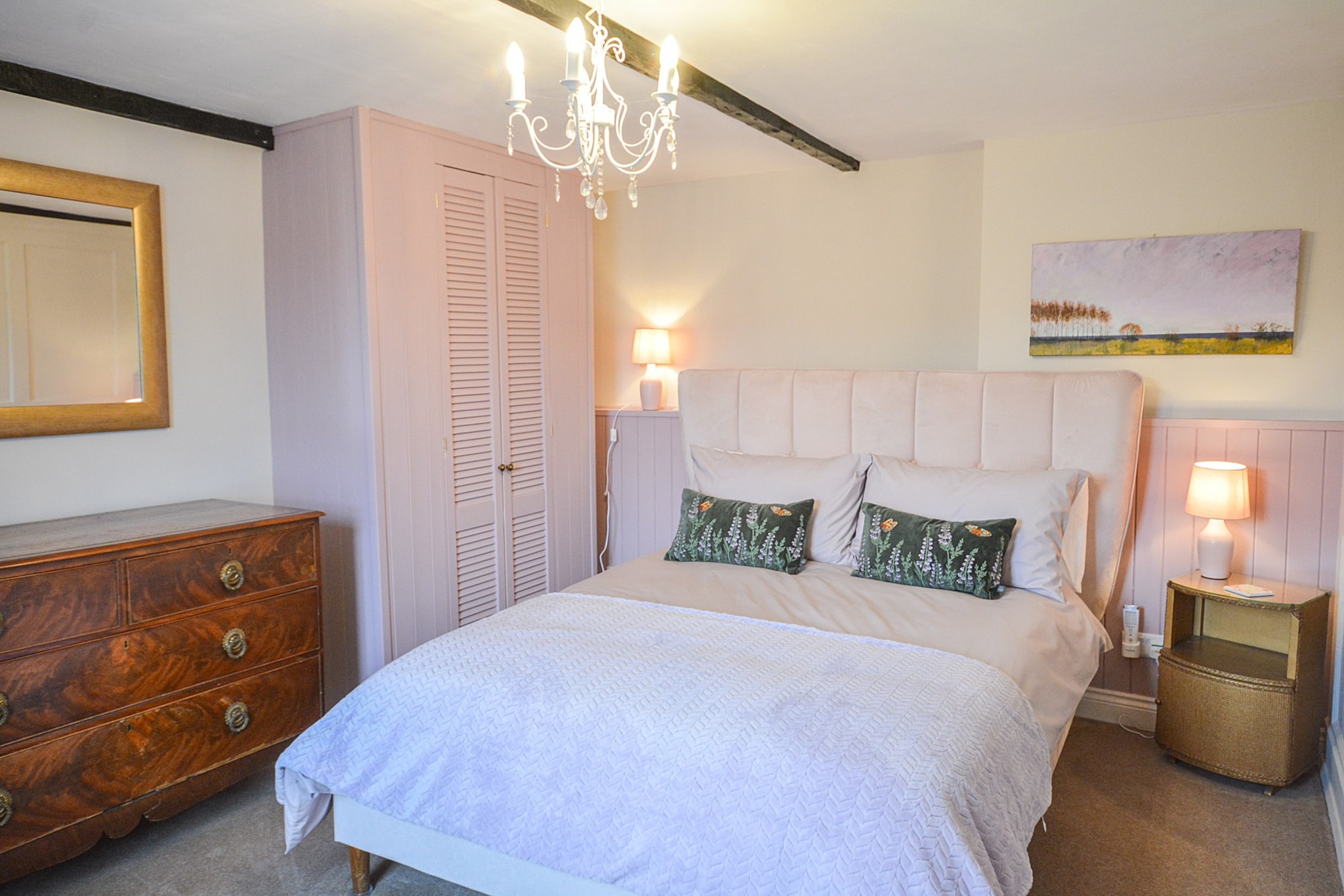 Hillside, Kingsand-Slaapkamer