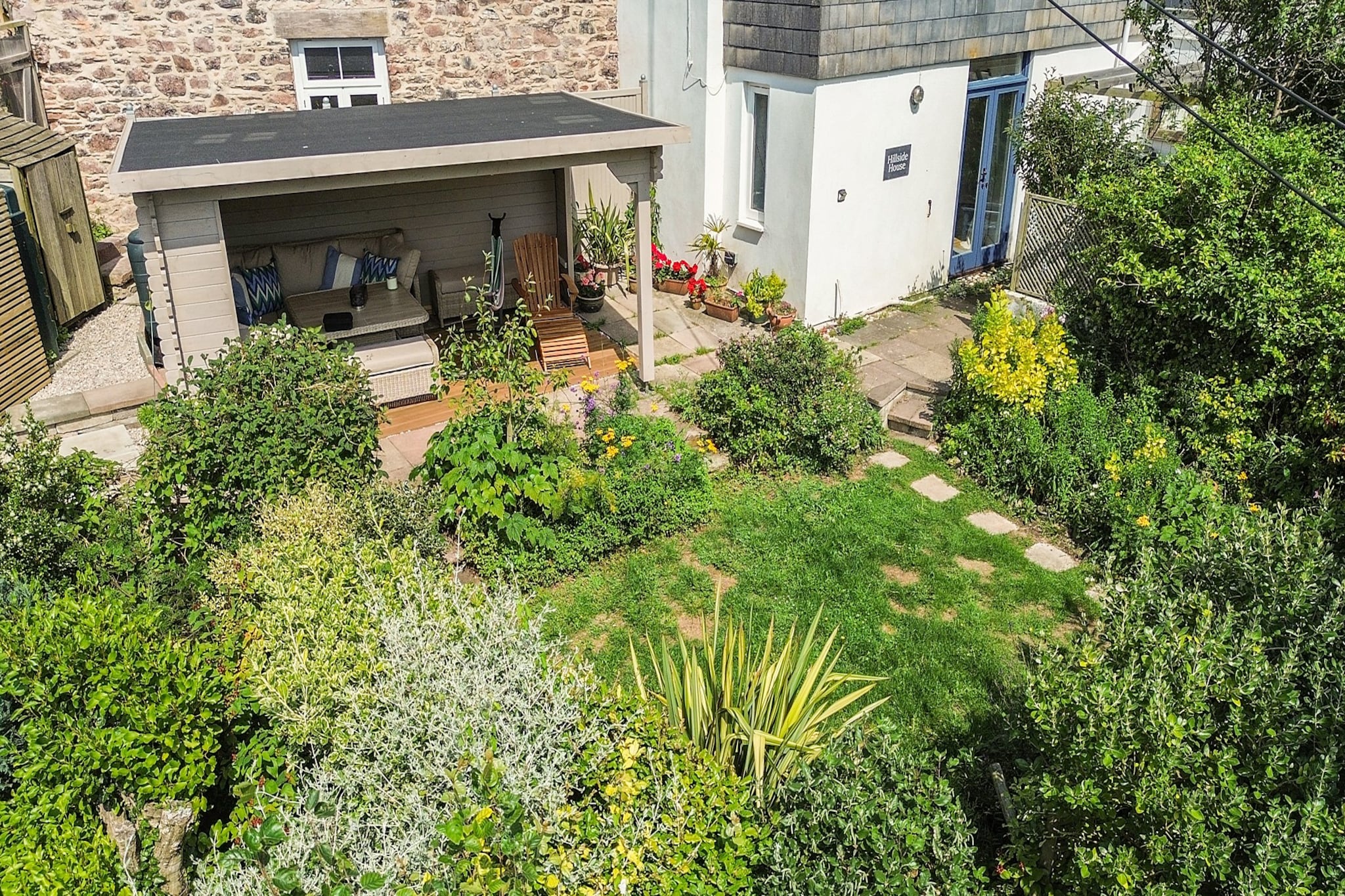 Hillside, Kingsand-Tuinen zomer