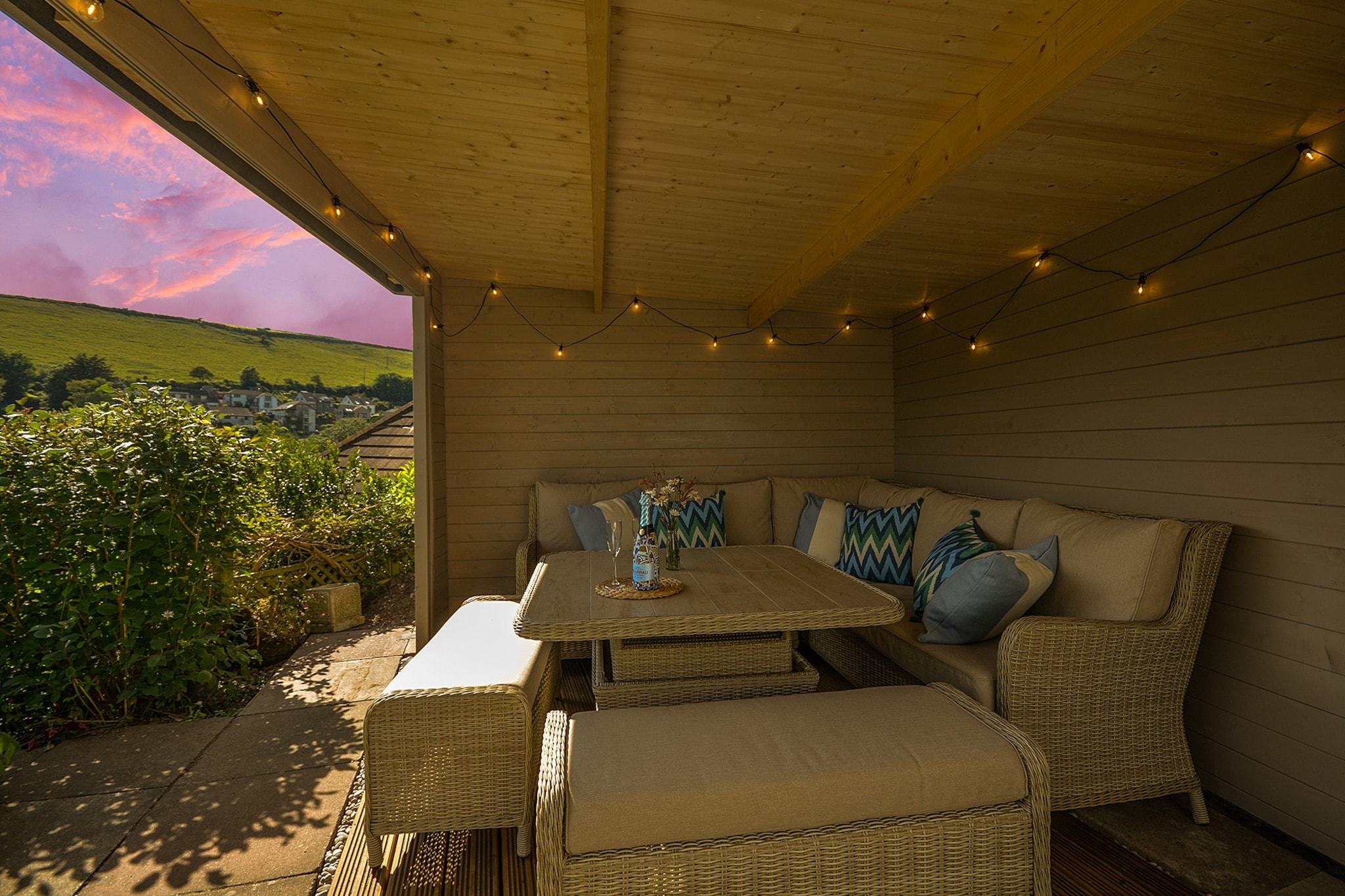 Hillside, Kingsand-Terrasbalkon