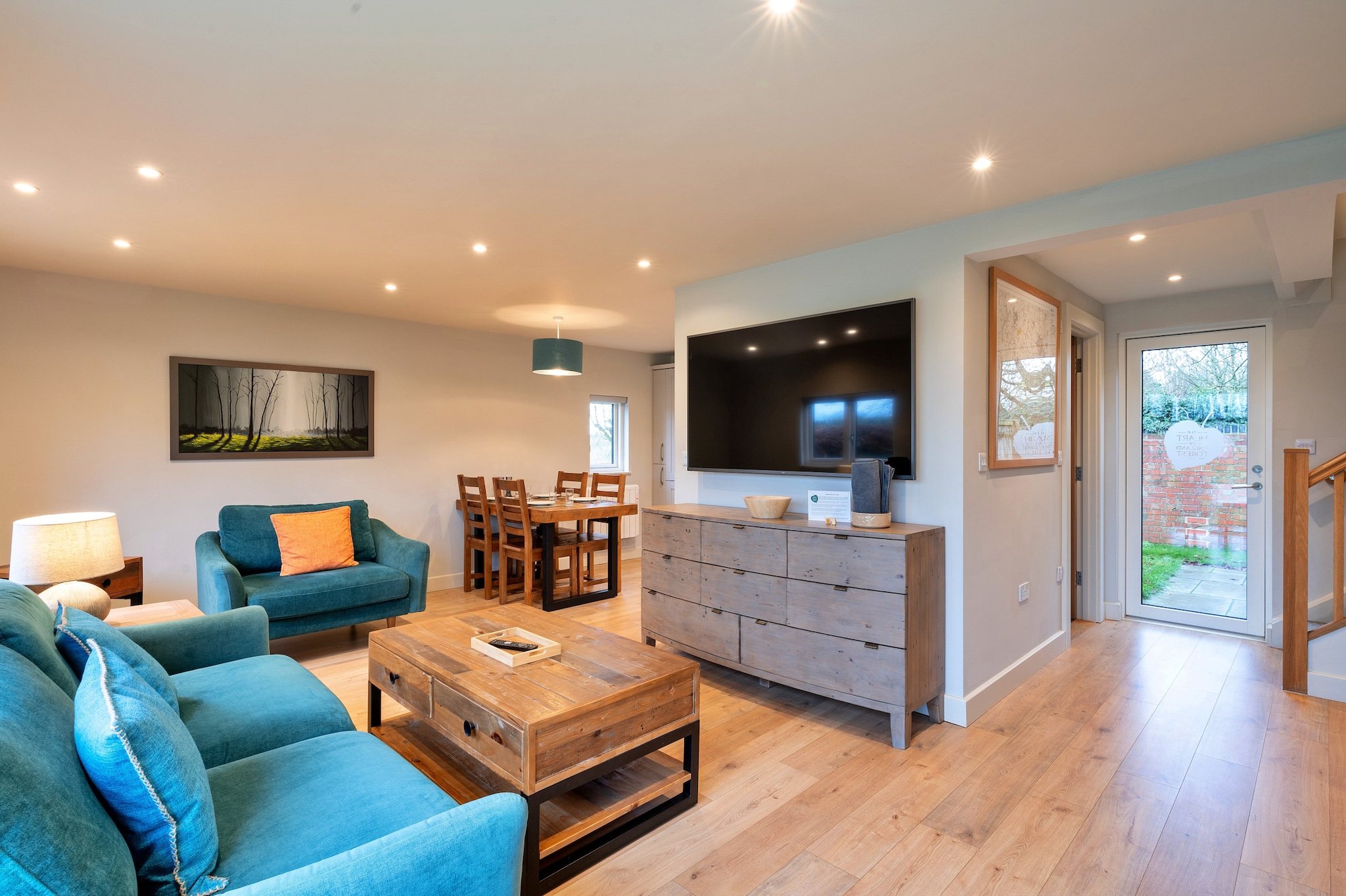 Acorn Cottage-Woonkamer