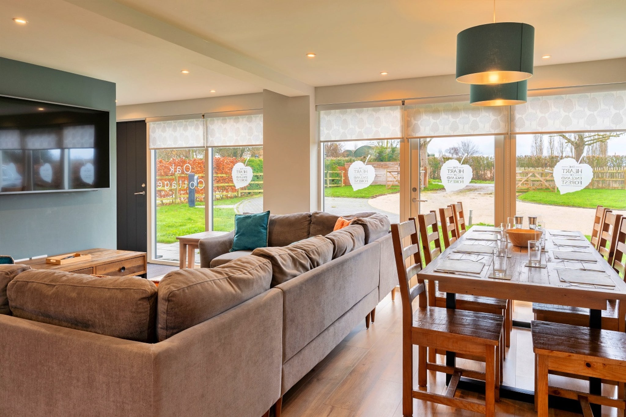 Oak Cottage-Woonkamer