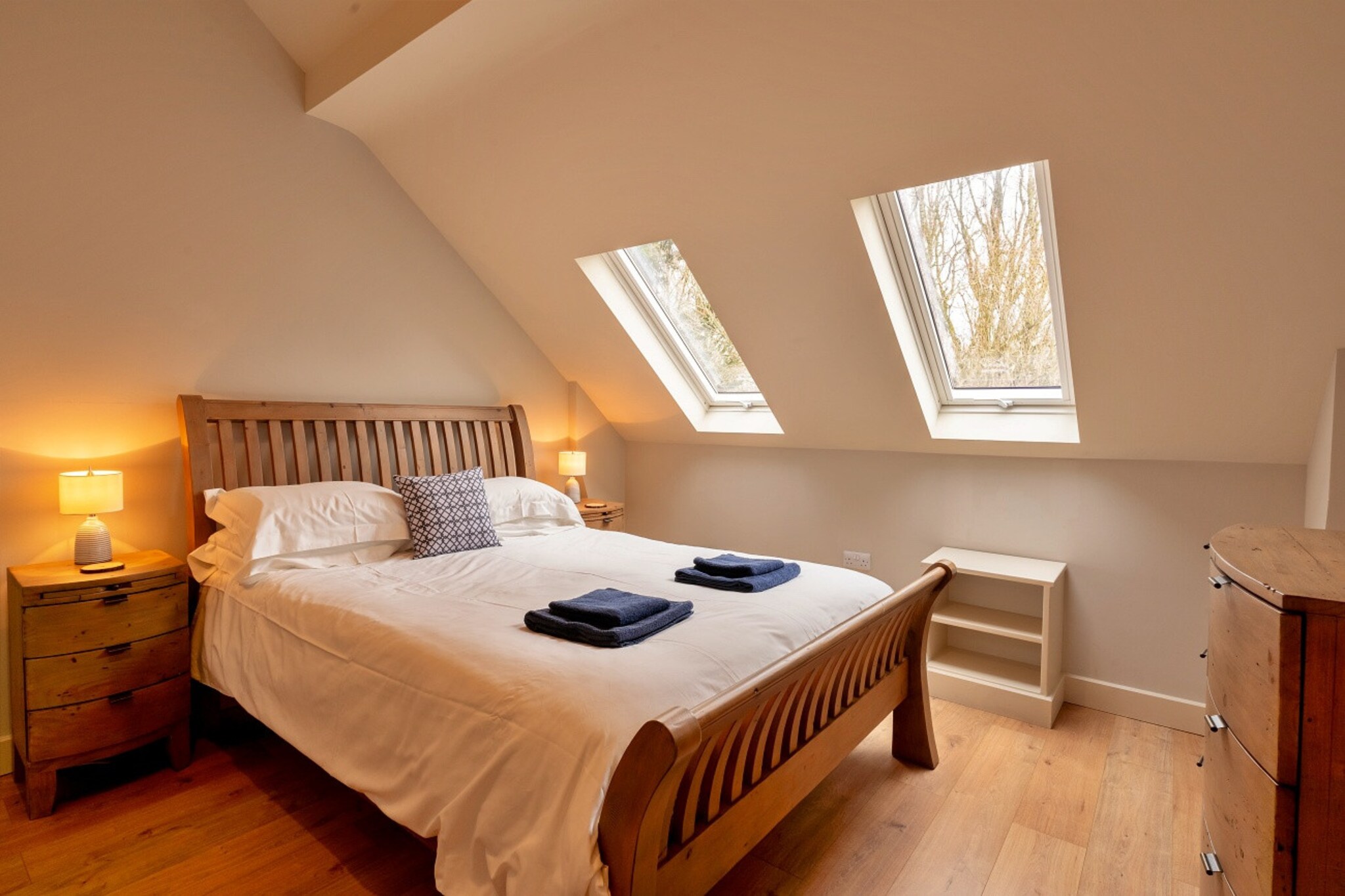Oak Cottage-Slaapkamer