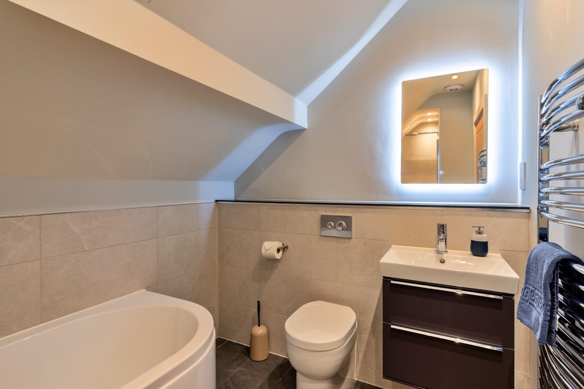 Oak Cottage-Badkamer