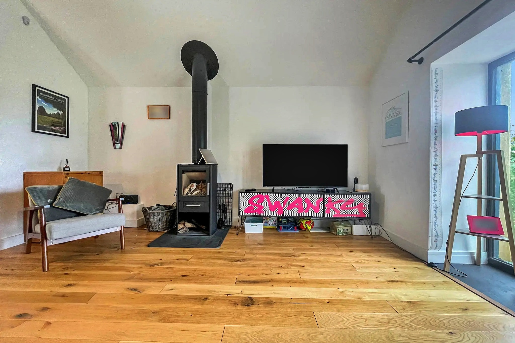 Wiggle Barn, Kingsand-Woonkamer