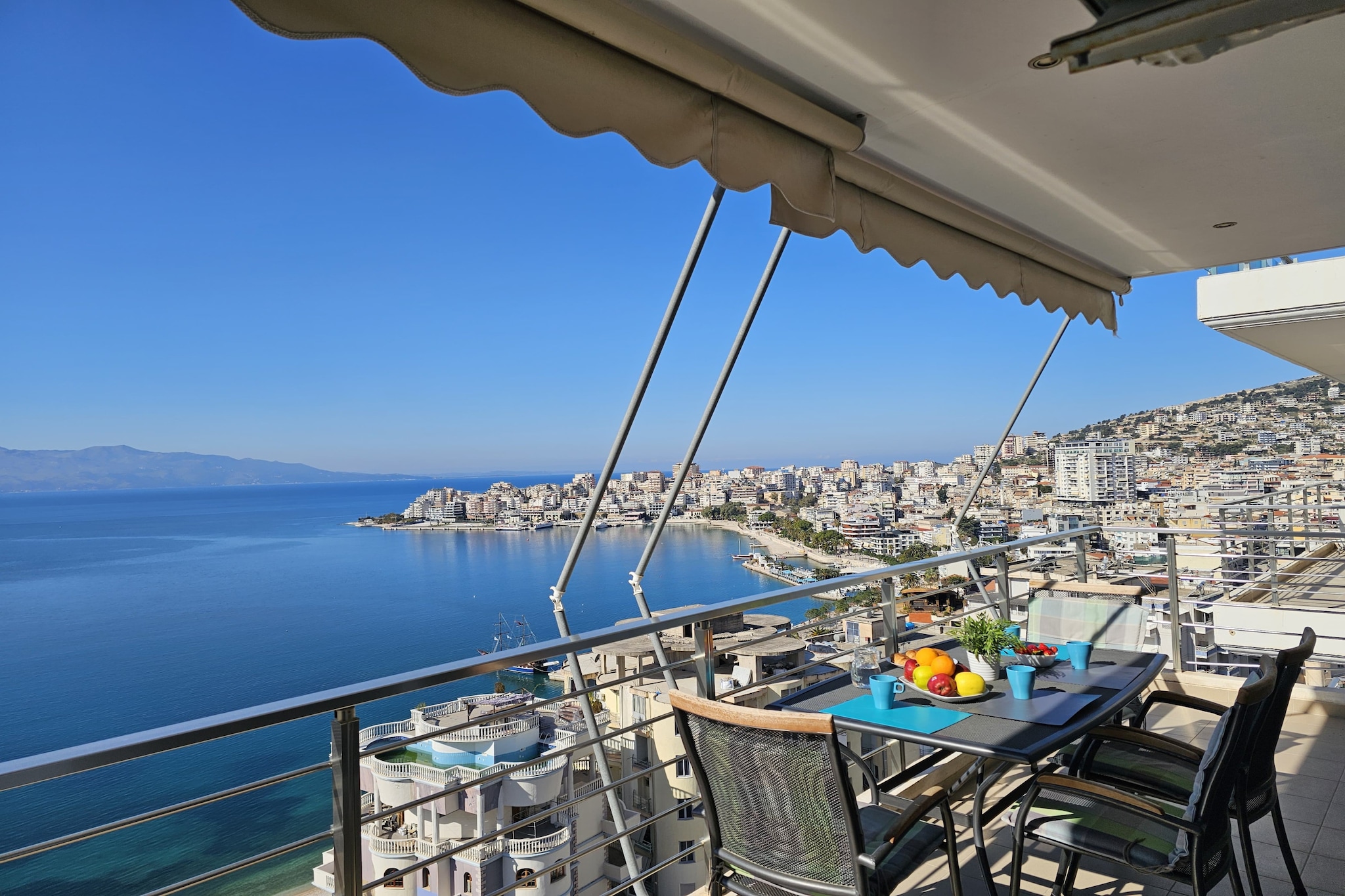 Wonderful Apartment in Saranda - 272-Terrace balcony