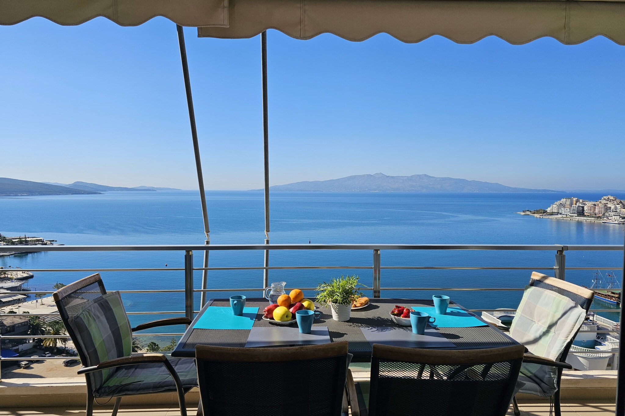 Wonderful Apartment in Saranda - 272-Terrace balcony