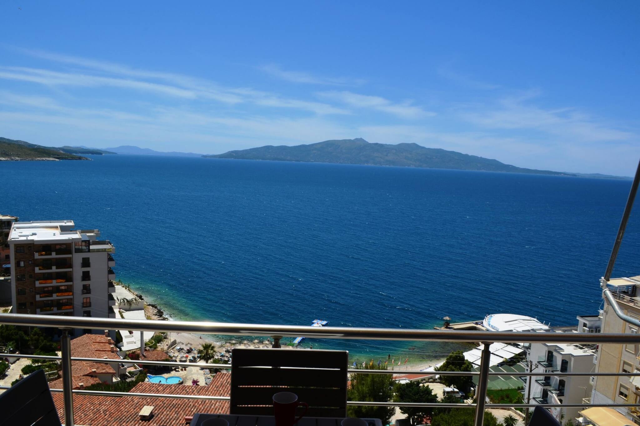 Beautifu Sea View Apartment in Saranda - 271-Outdoor