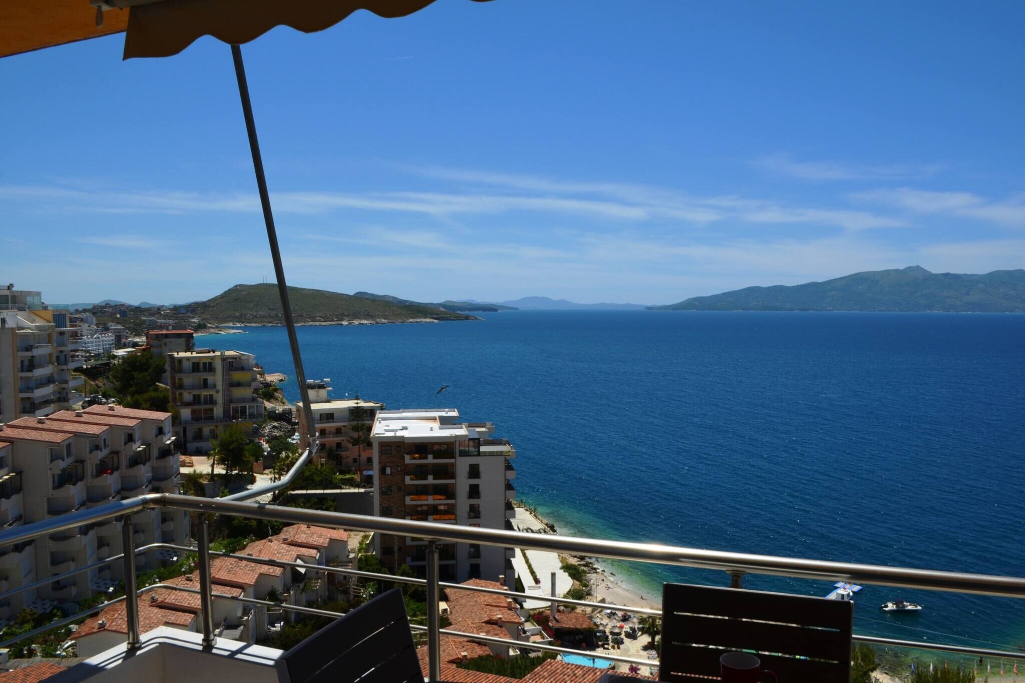 Beautifu Sea View Apartment in Saranda - 271-Outdoor