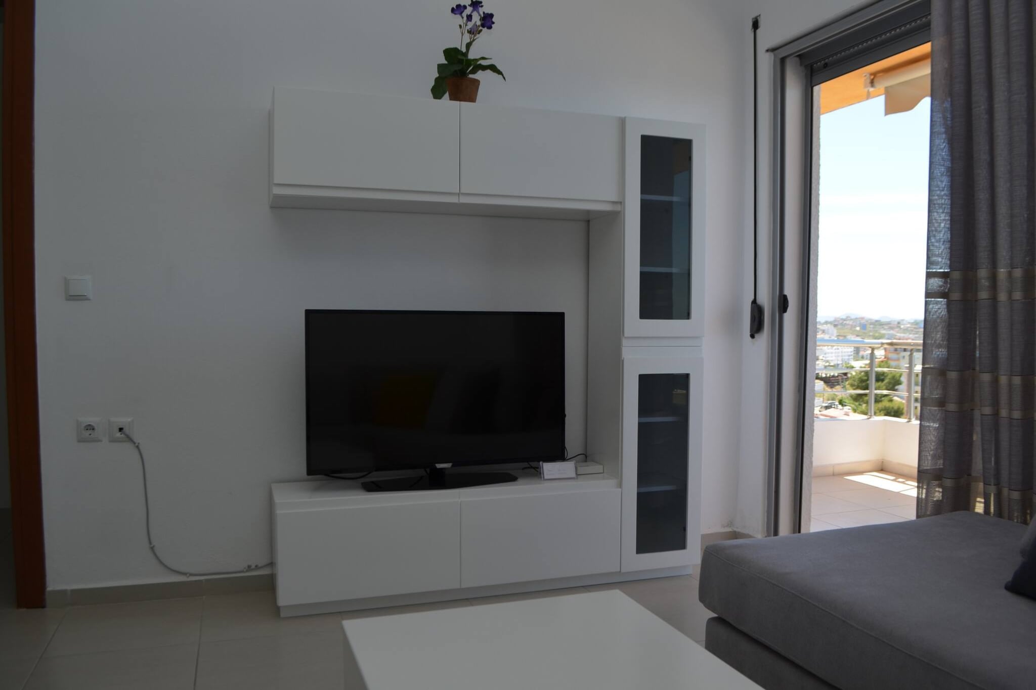 Beautifu Sea View Apartment in Saranda - 271-Living room