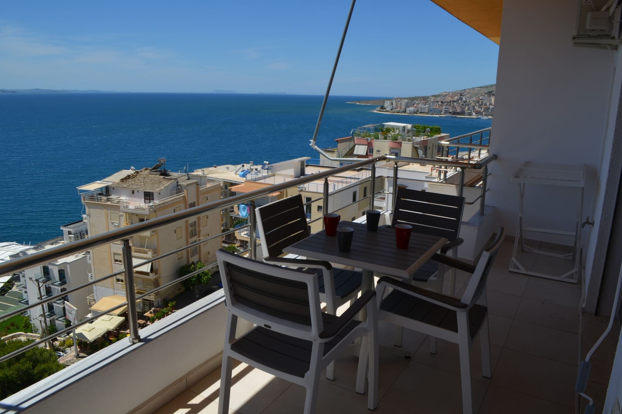 Beautifu Sea View Apartment in Saranda - 271-Outdoor