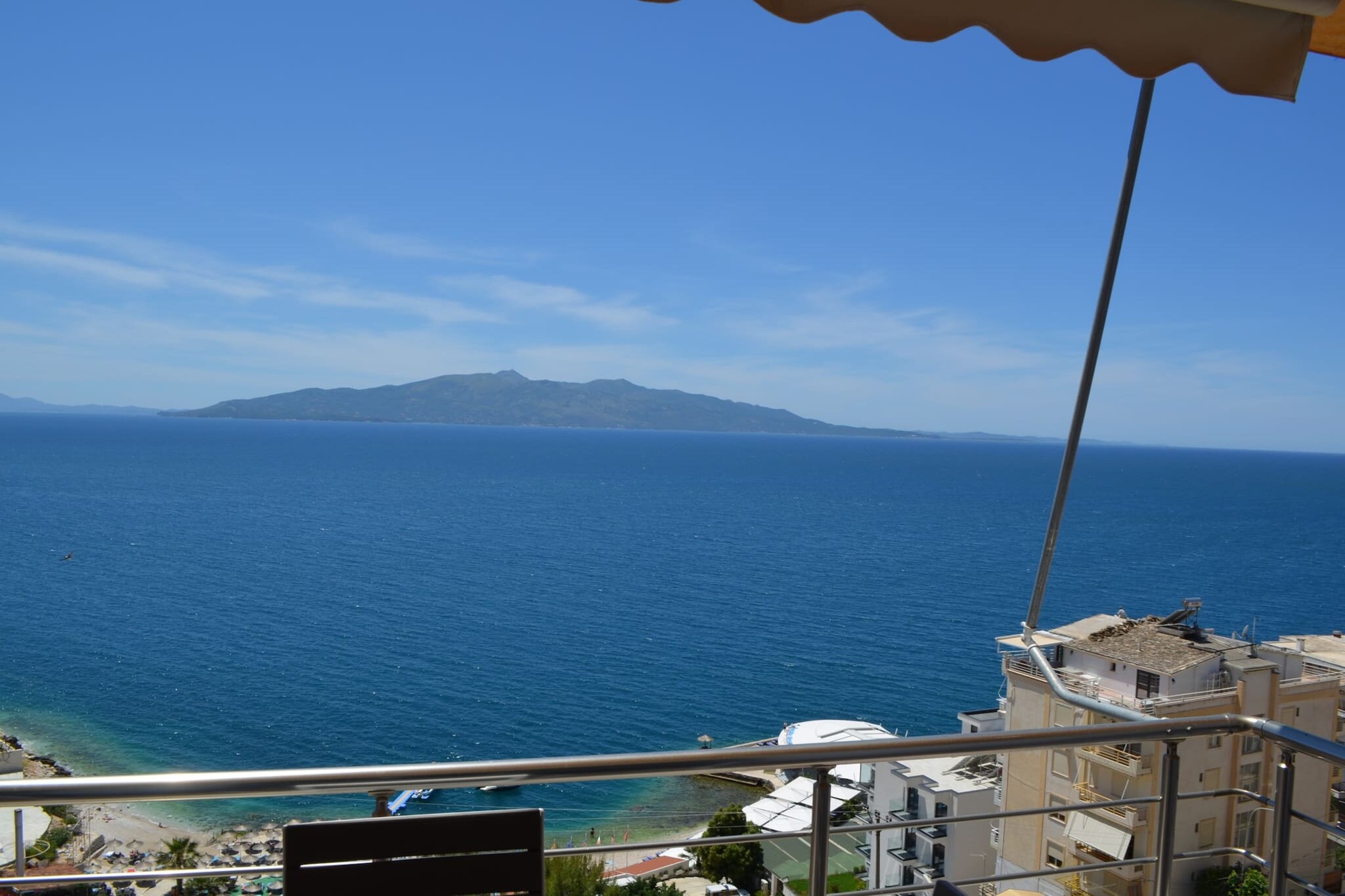 Beautifu Sea View Apartment in Saranda - 271-Outdoor
