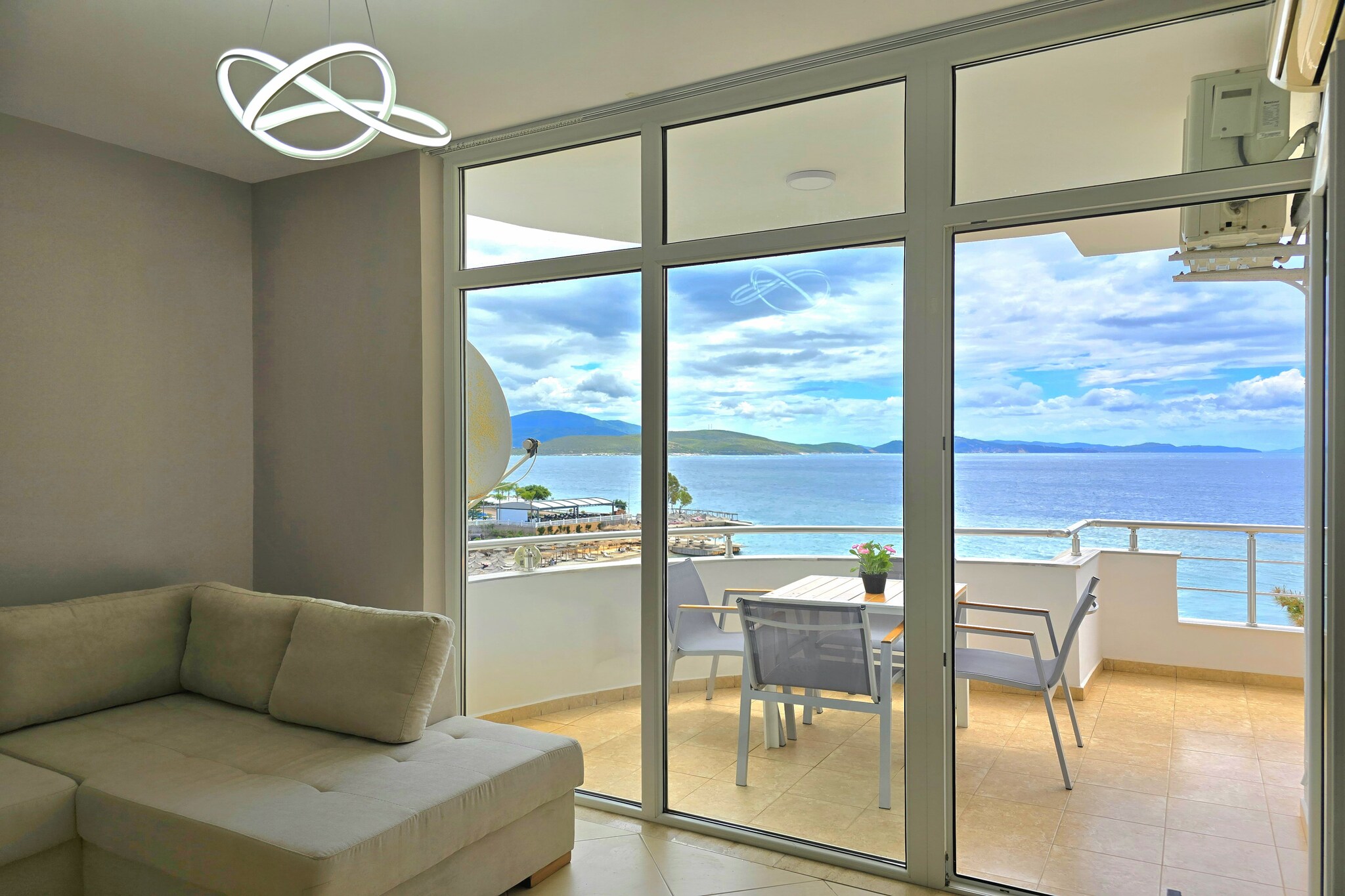 Sea View Apartment in Saranda- 214-Balcon-terrasse