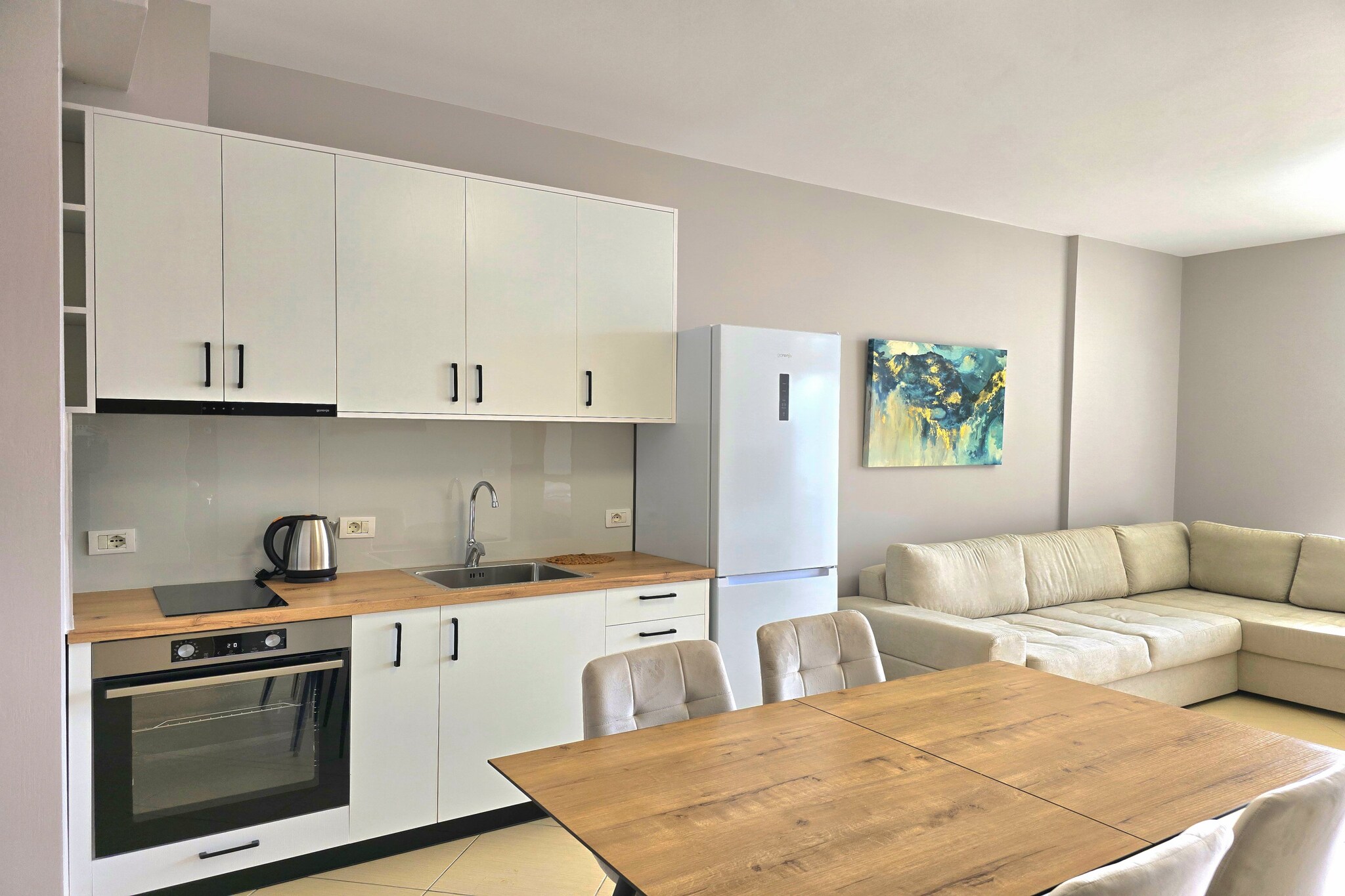 Sea View Apartment in Saranda- 214-Cuisine