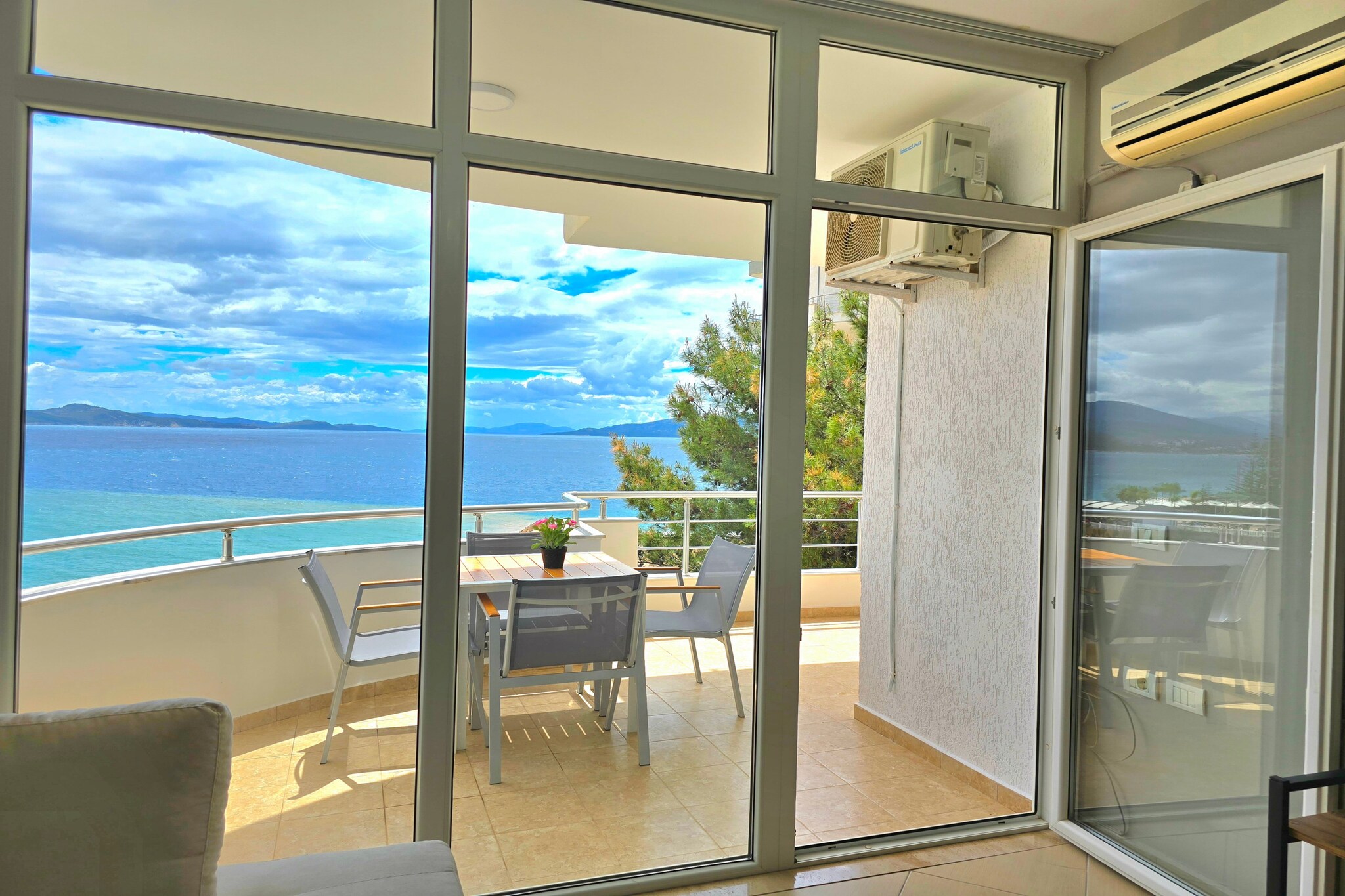 Sea View Apartment in Saranda- 214-Balcon-terrasse