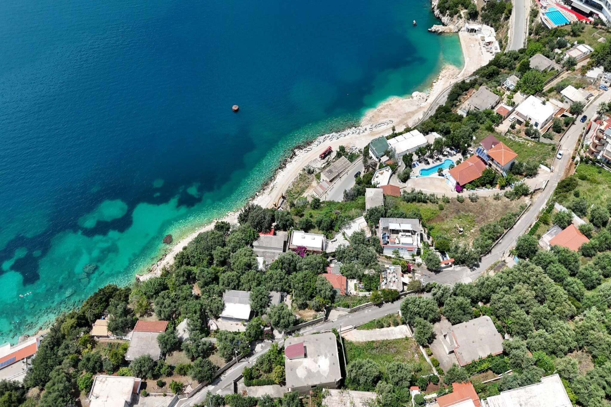 Villa Meminaj With Sea View & Garden-Buitenlucht
