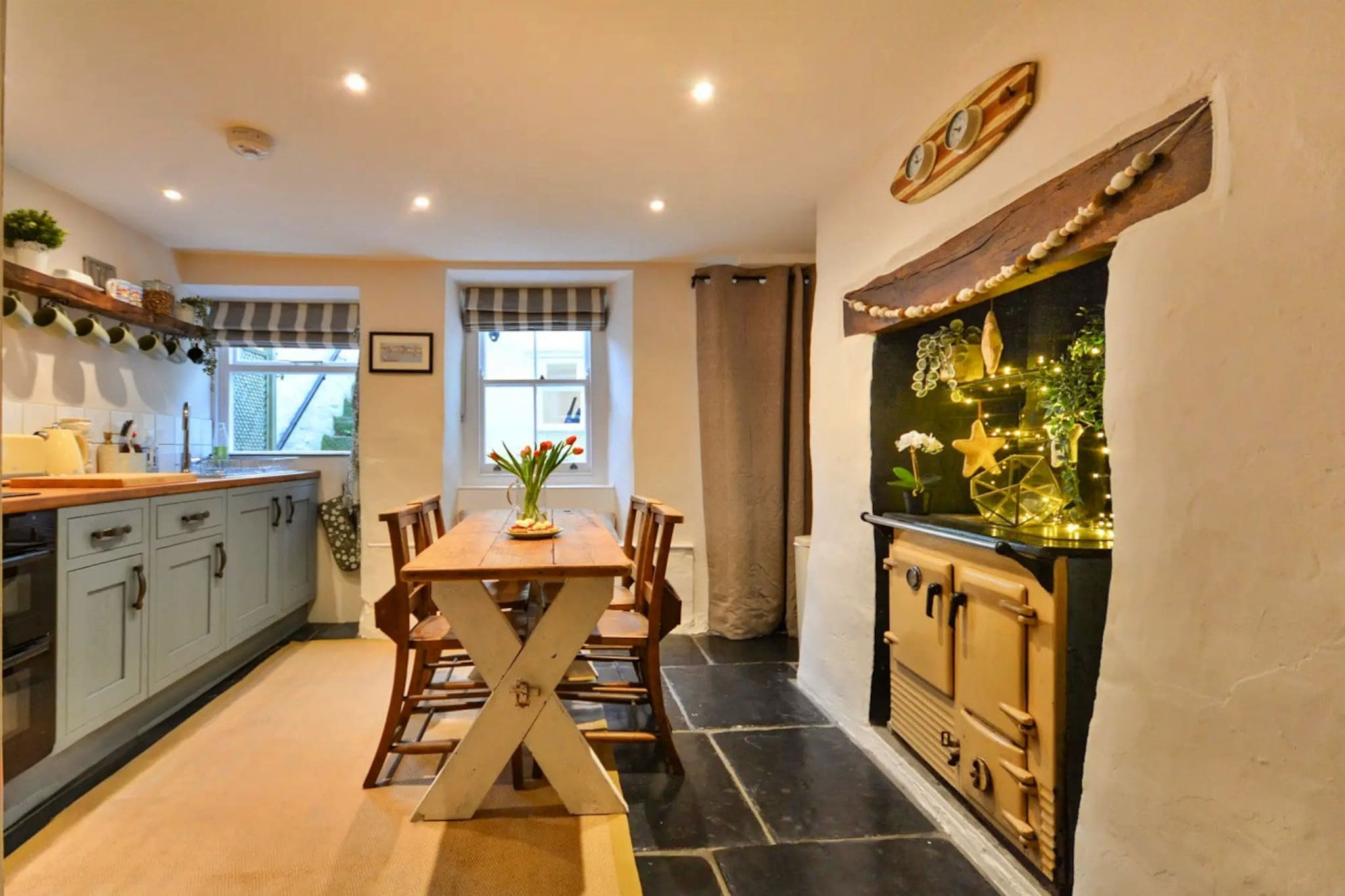 Cawsand Cottage-Keuken