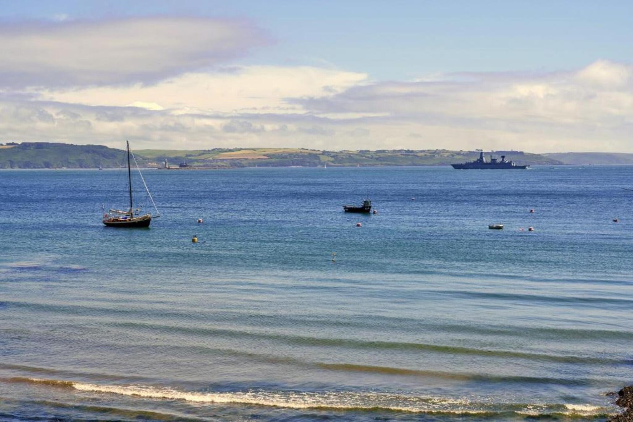 Cawsand Cottage-Gebieden zomer 1km