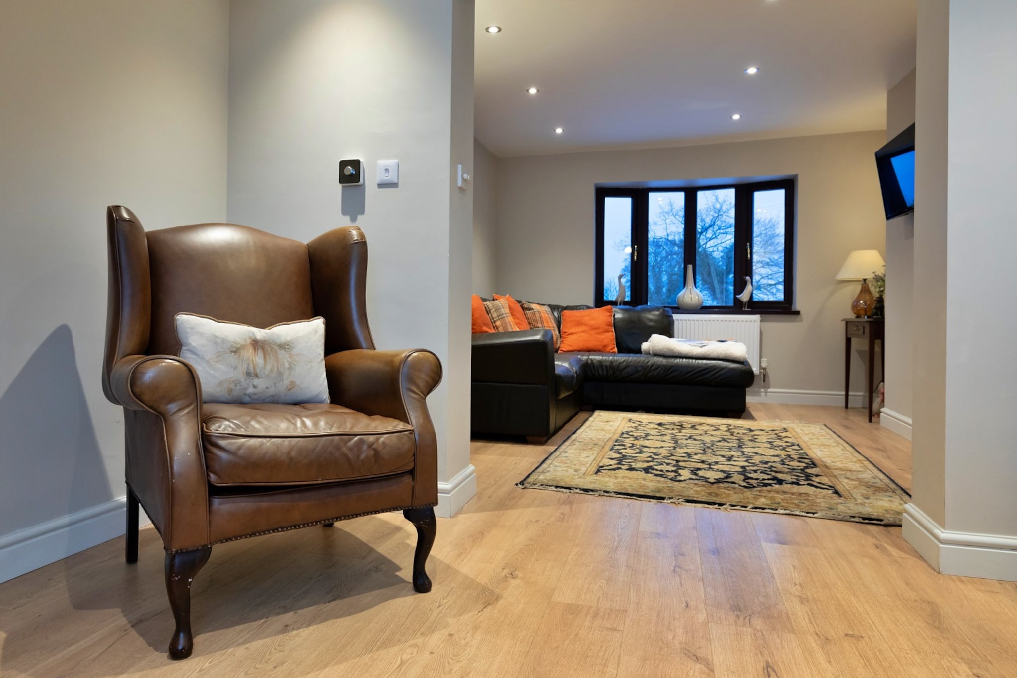 Kingsley Hollows Cottage-Woonkamer