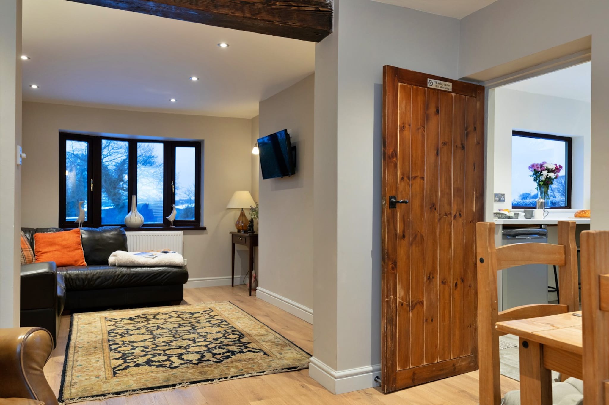 Kingsley Hollows Cottage-Woonkamer