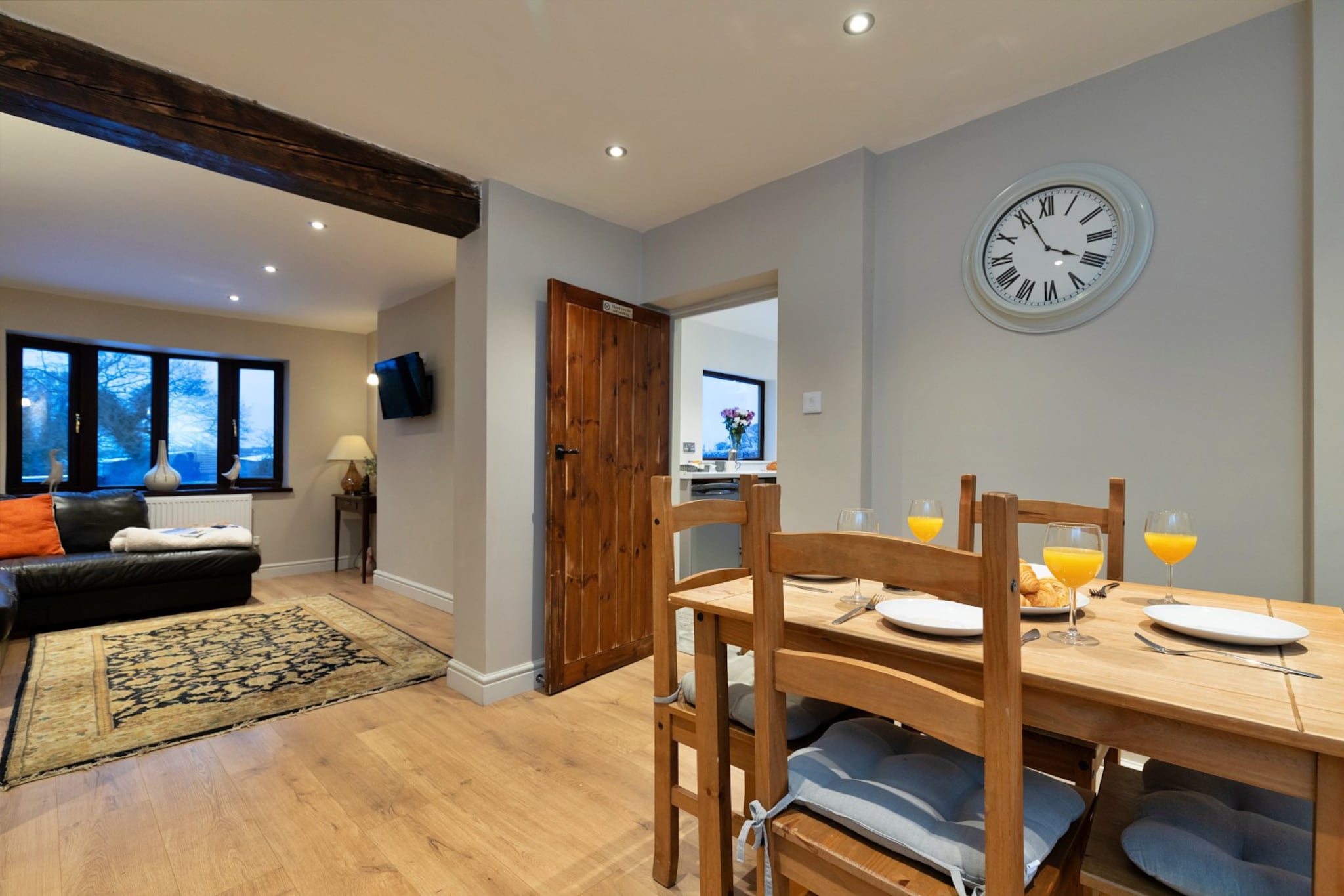 Kingsley Hollows Cottage-Eetkamer
