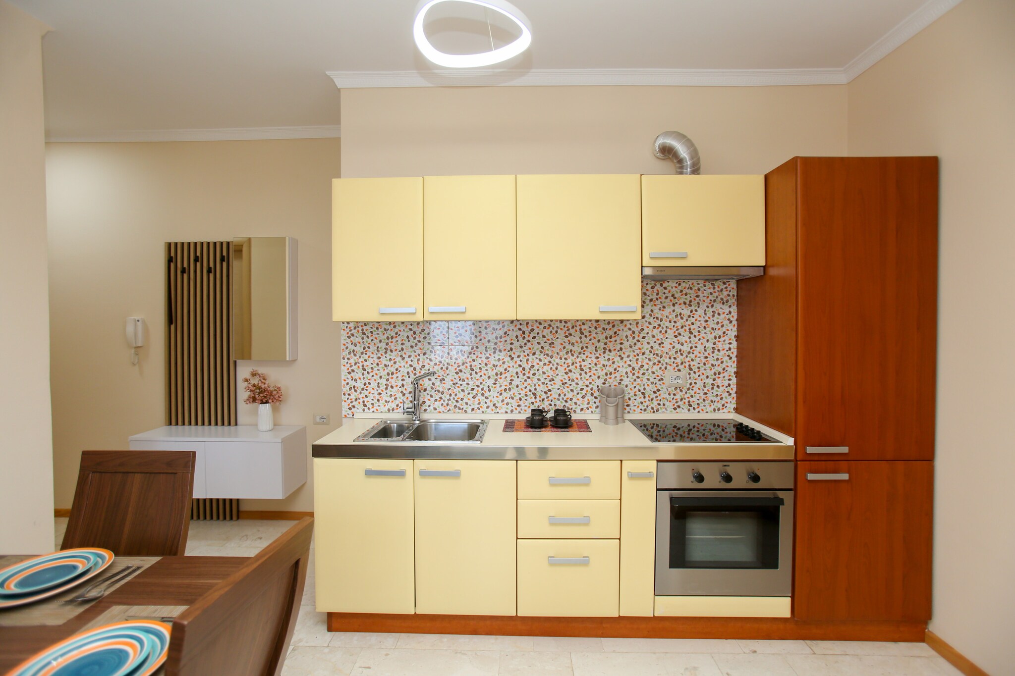 Vlora Sunset Sea View Apartment-Keuken