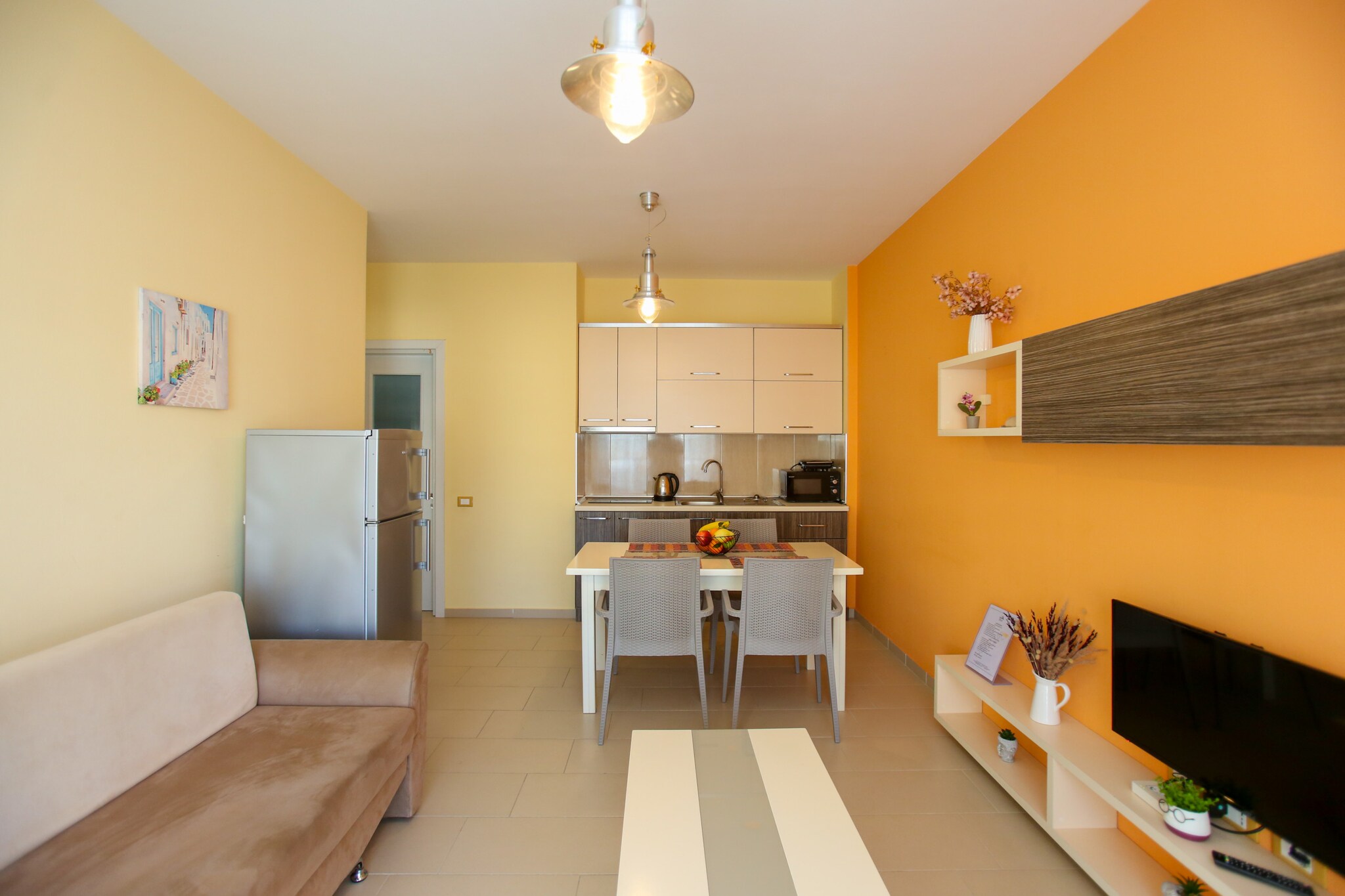307B, Sea View One Bedroom Apartment-Woonkamer