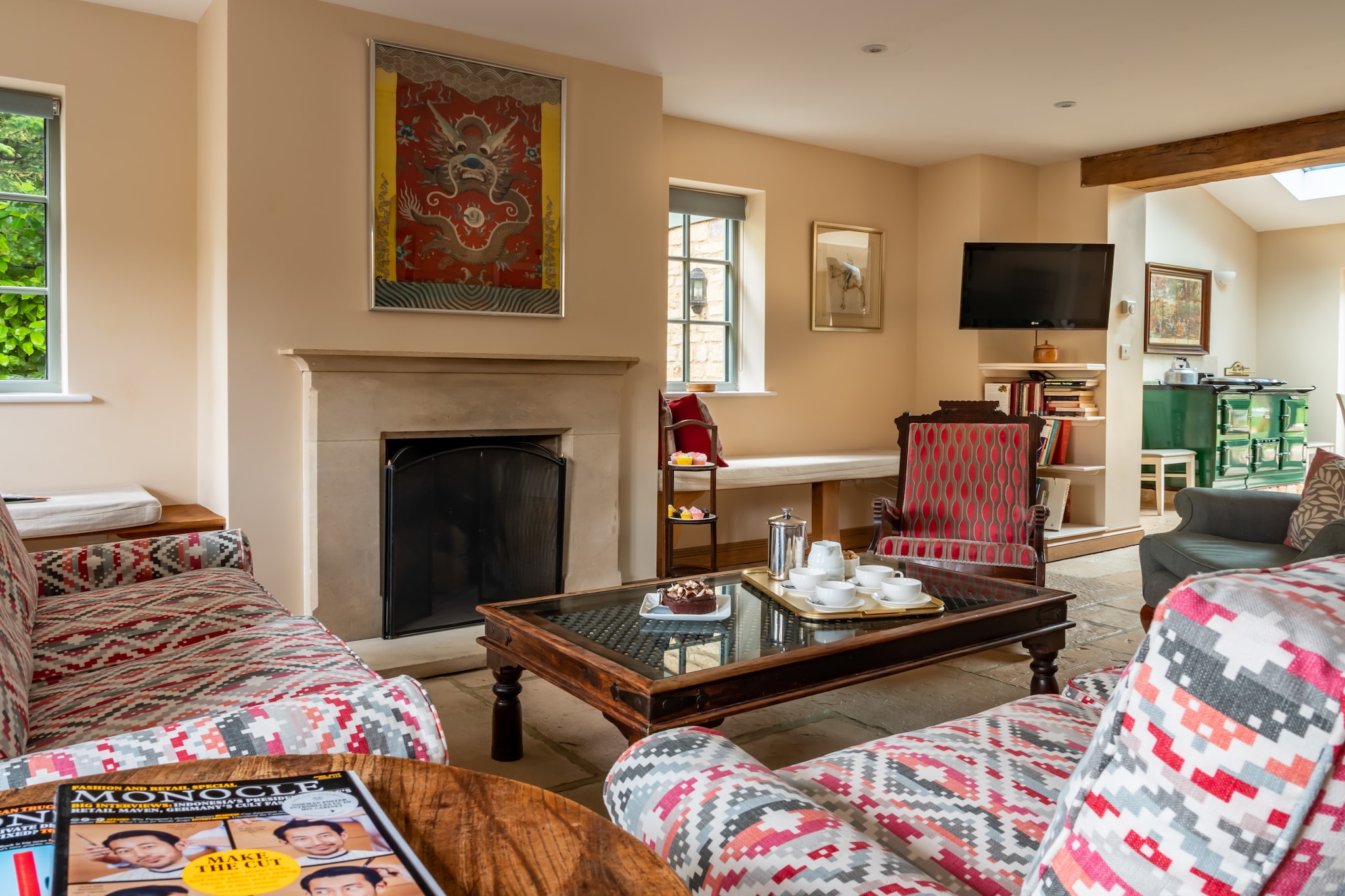 Ryeworth Cottage-Woonkamer
