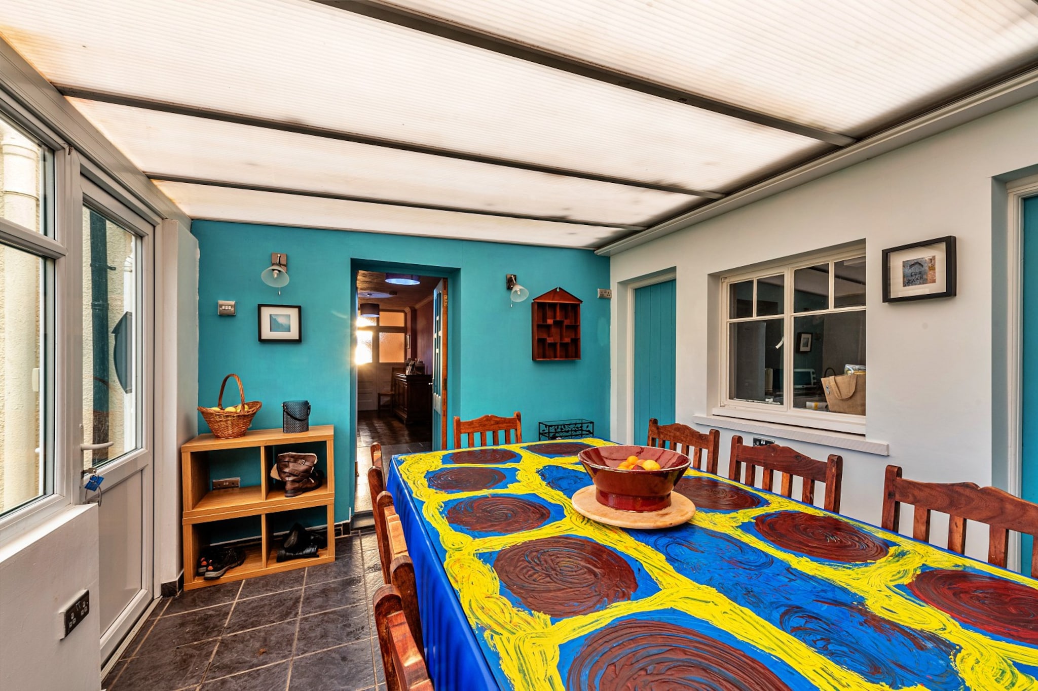 Ty Gwyn Hideaway-Eetkamer
