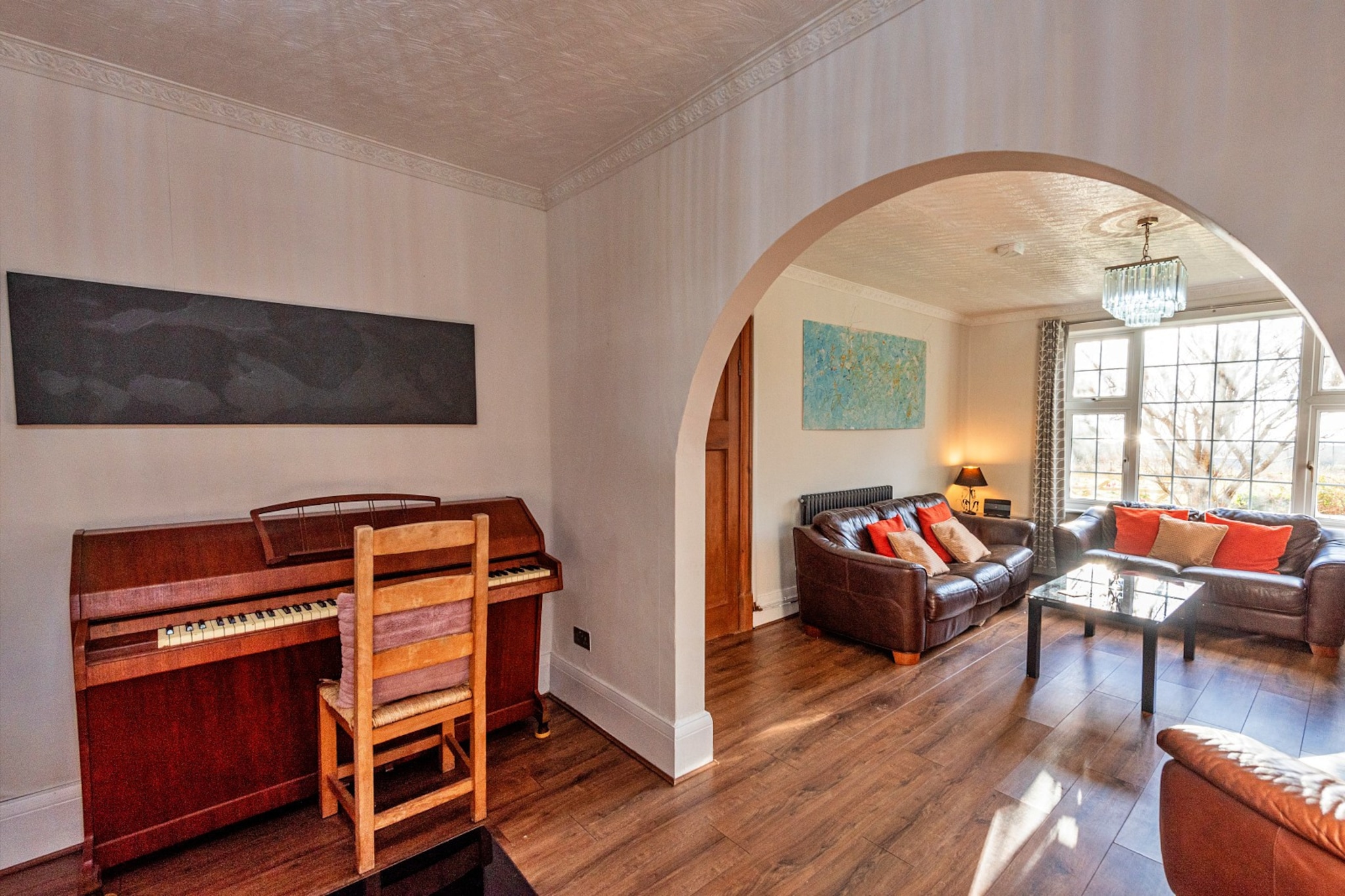 Ty Gwyn Hideaway-Woonkamer