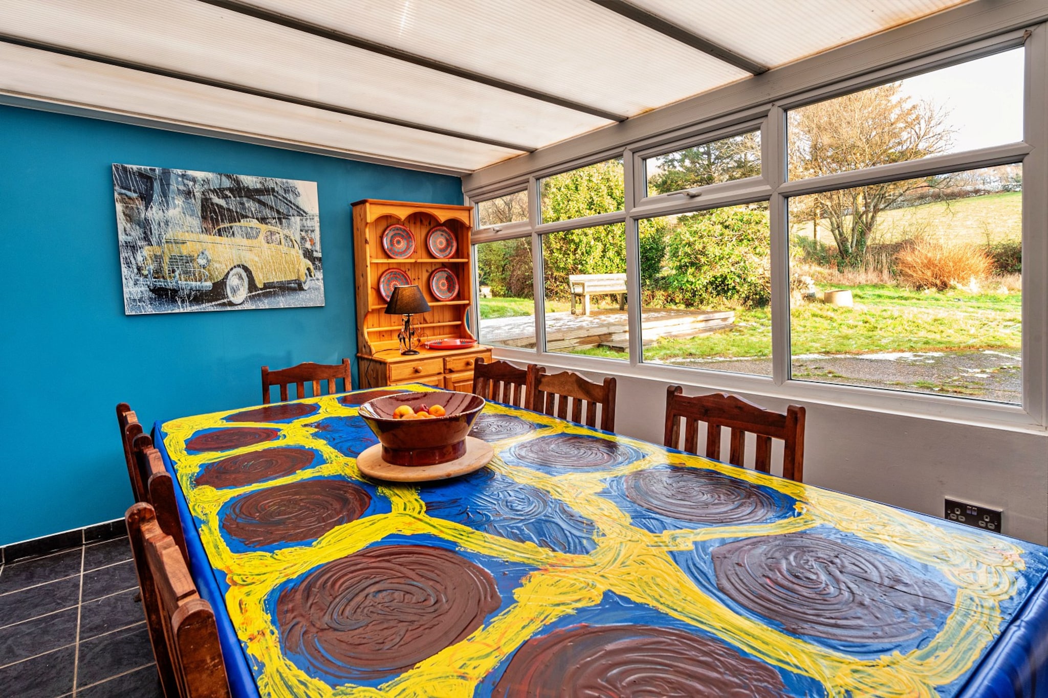 Ty Gwyn Hideaway-Eetkamer