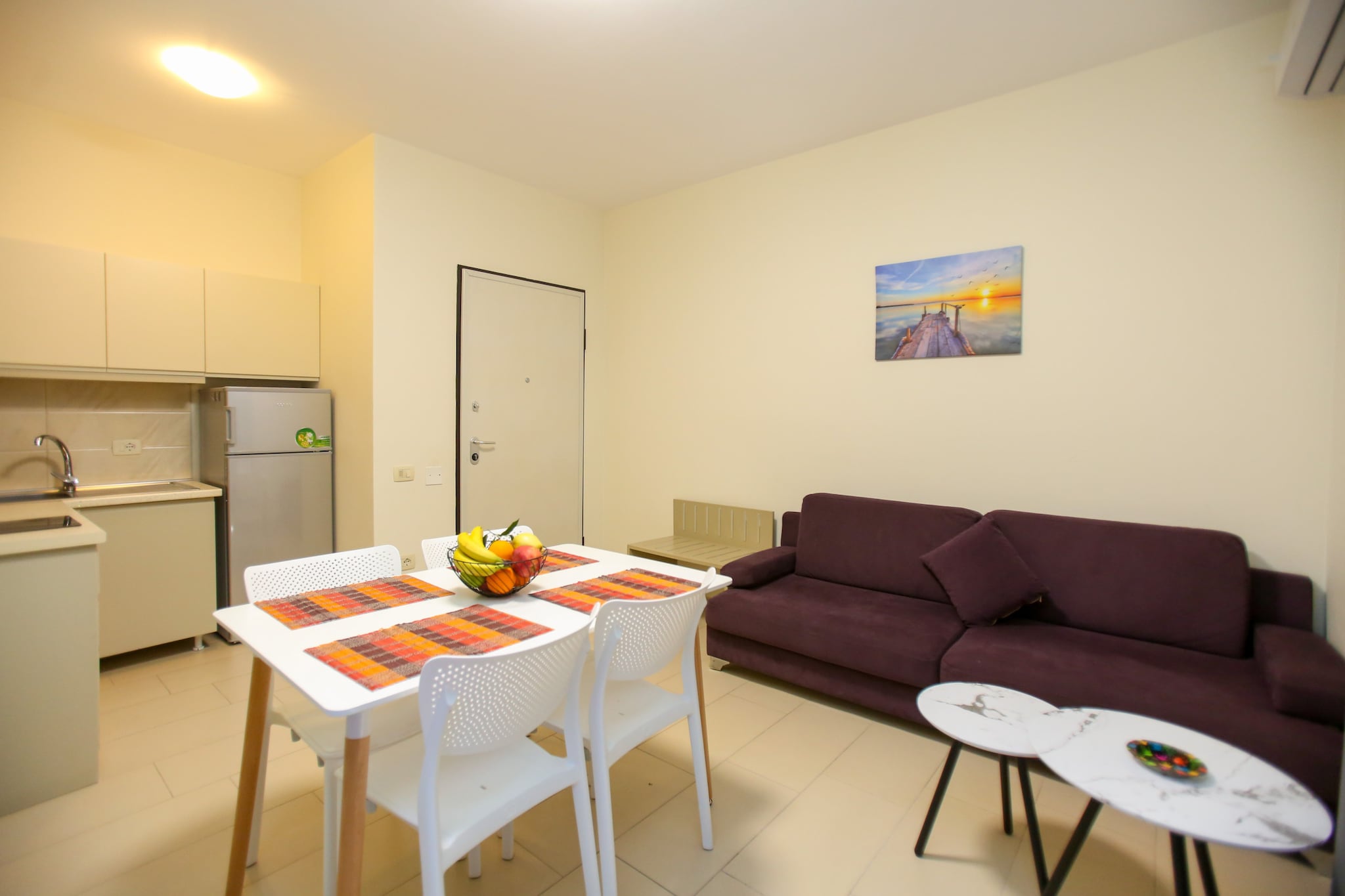 201B, Two Bedroom Apartment-Living room