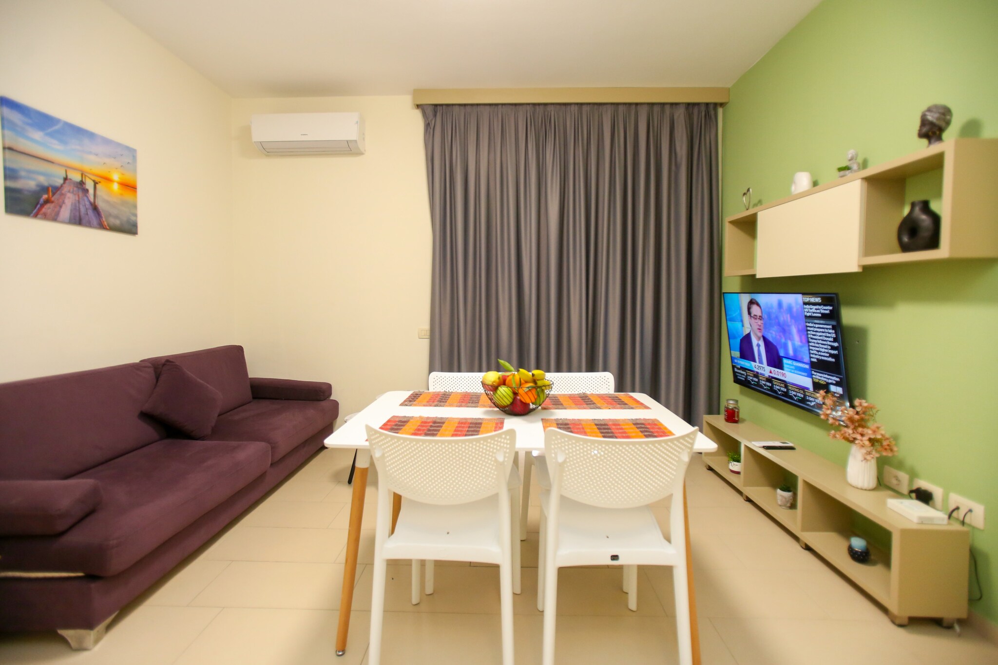 201B, Two Bedroom Apartment-Living room