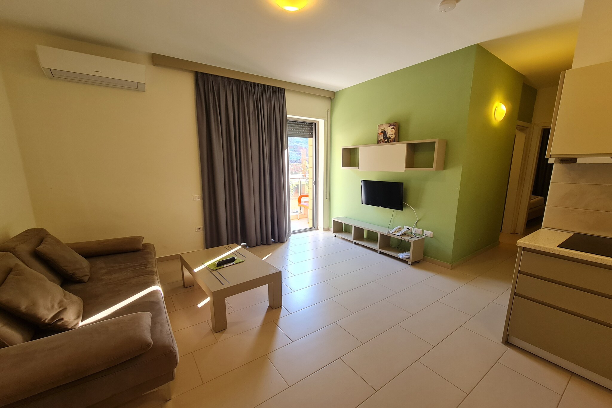 201B, Two Bedroom Apartment-Living room