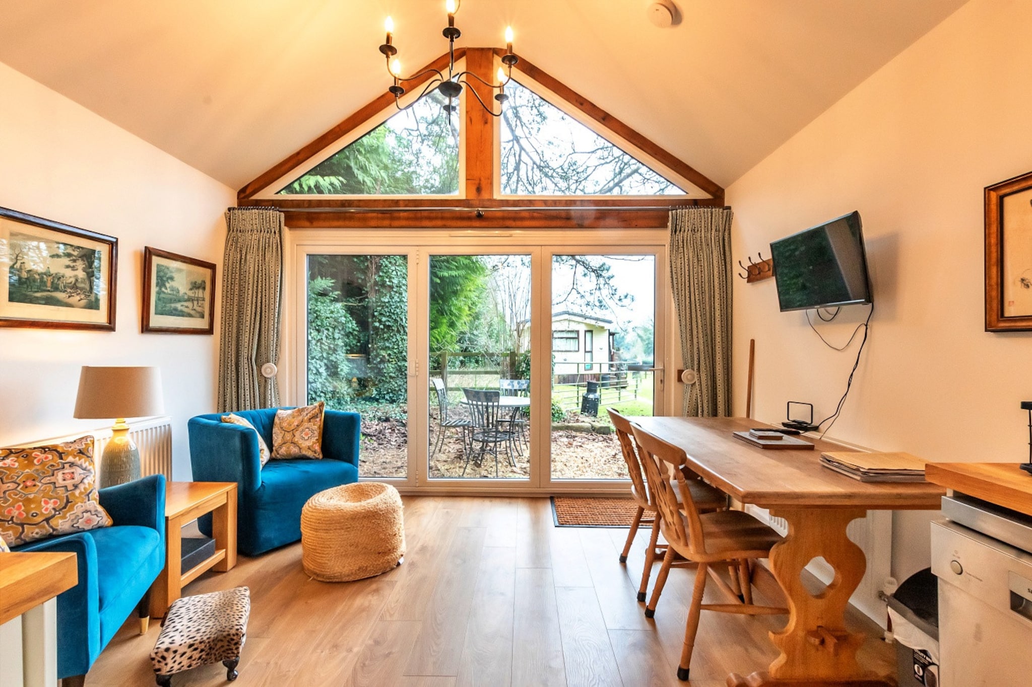 South Downs Lodge-Woonkamer