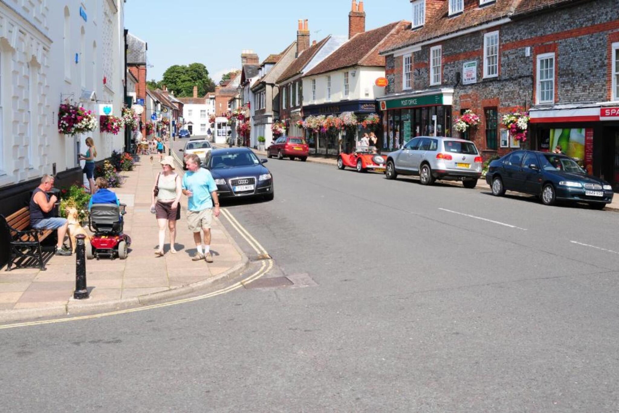 South Downs Lodge-Gebieden zomer 20km