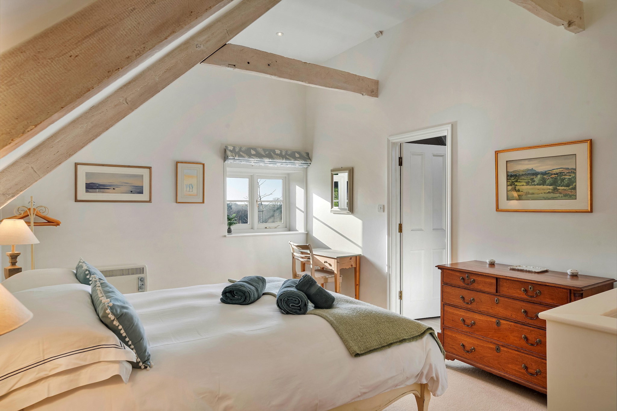 Stable Cottage at Yealmpton-Slaapkamer