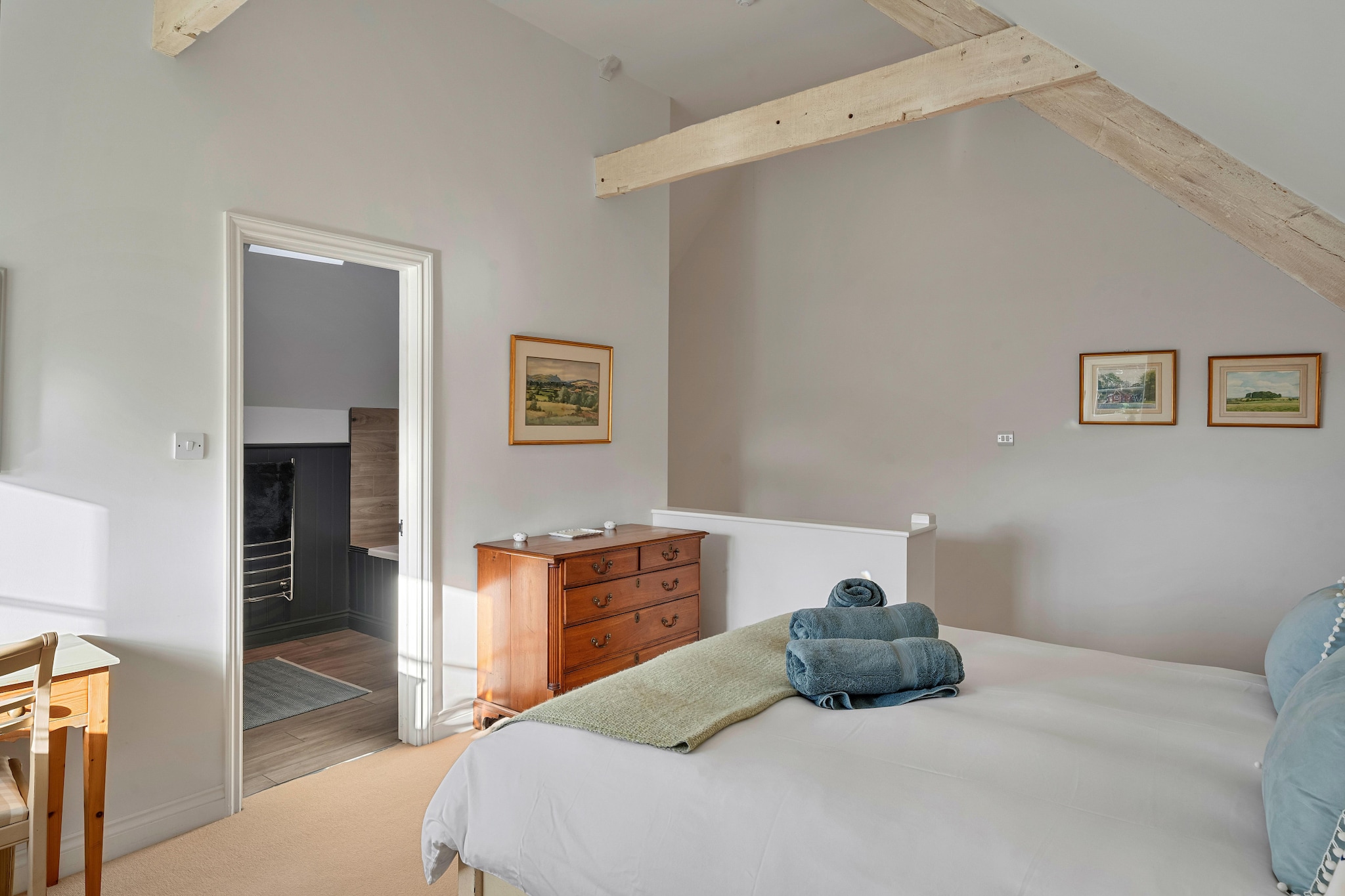 Stable Cottage at Yealmpton-Slaapkamer