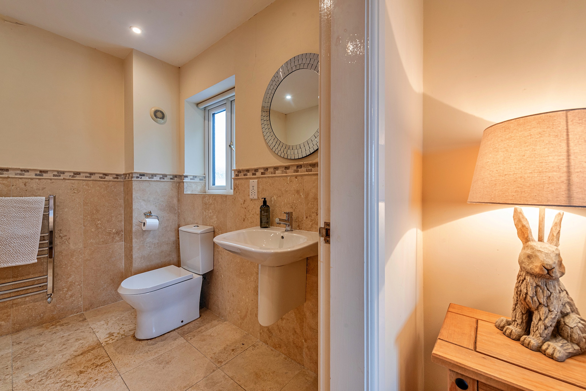 Groes Faen Bach Farmhouse-Badkamer