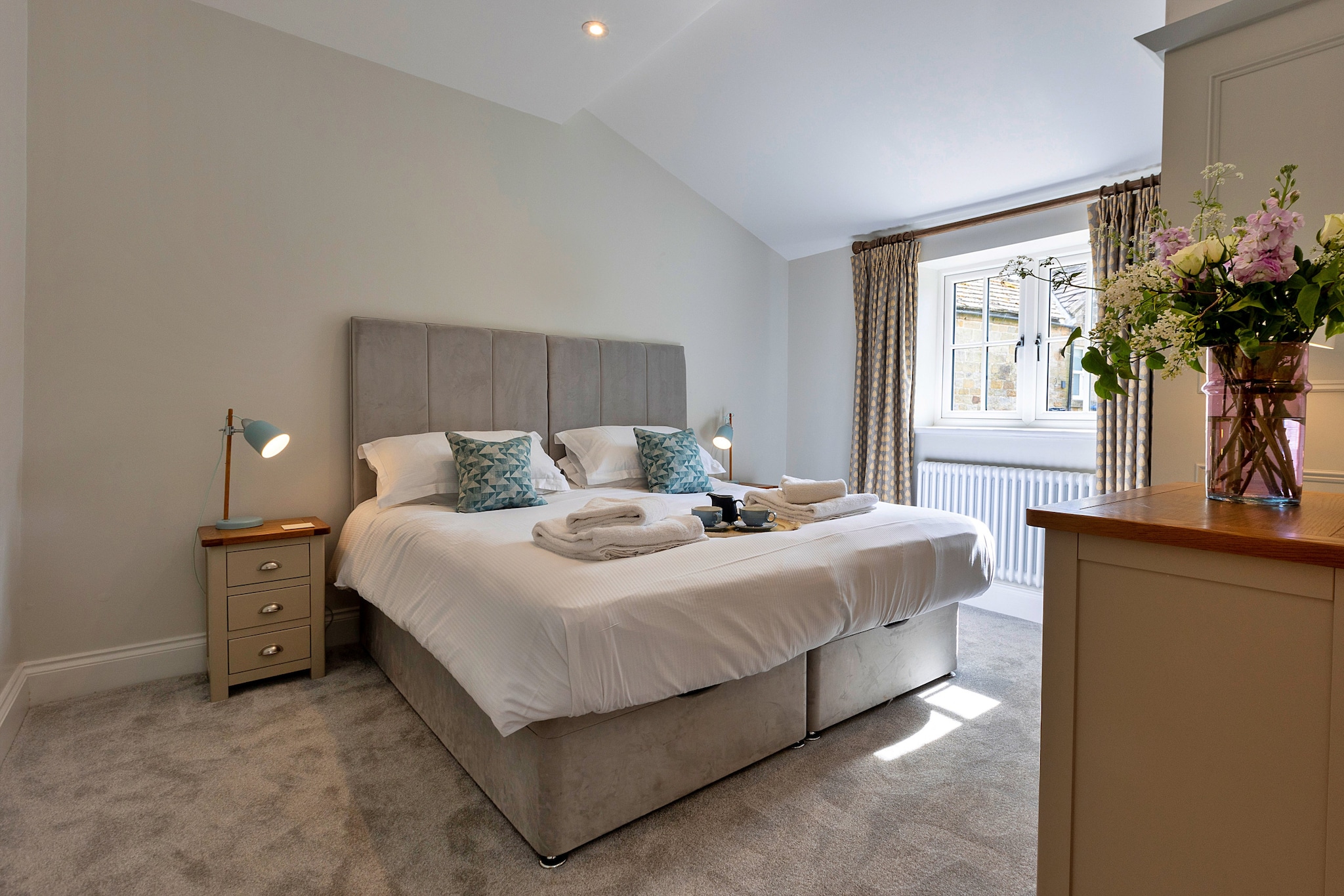 Cherry Cottage Nr Grantley Hall-Slaapkamer