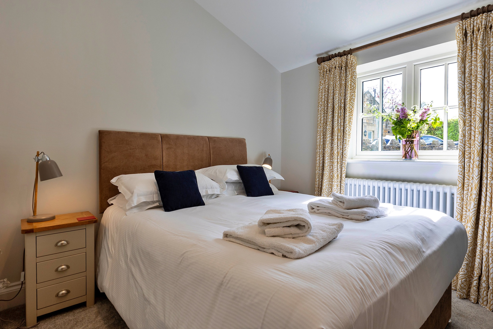 Cherry Cottage Nr Grantley Hall-Slaapkamer