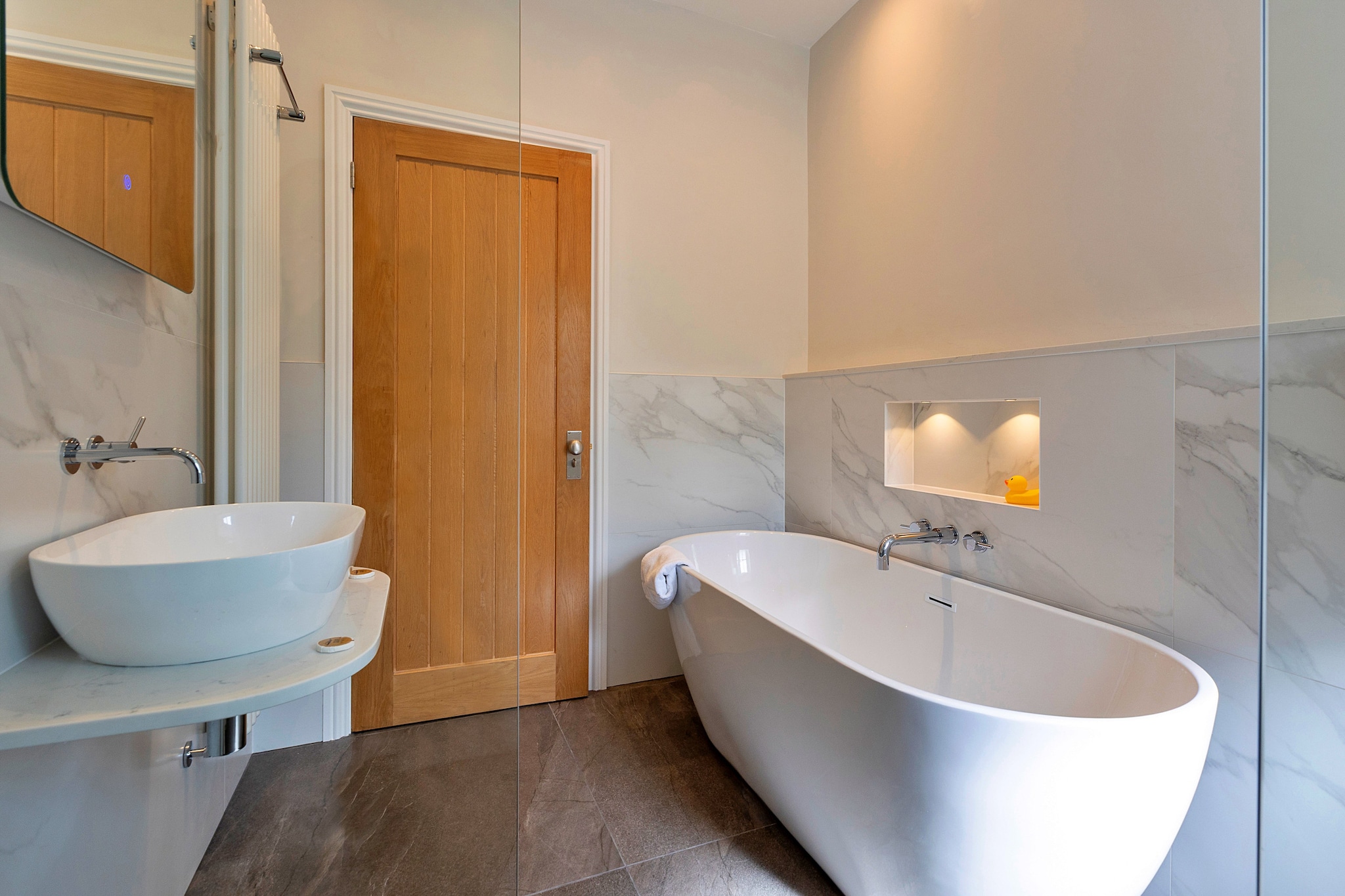 Cherry Cottage Nr Grantley Hall-Badkamer