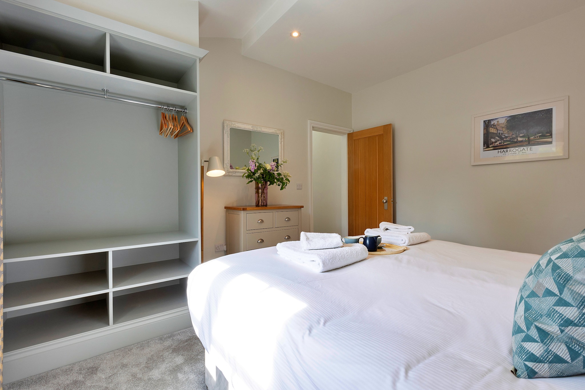Cherry Cottage Nr Grantley Hall-Slaapkamer