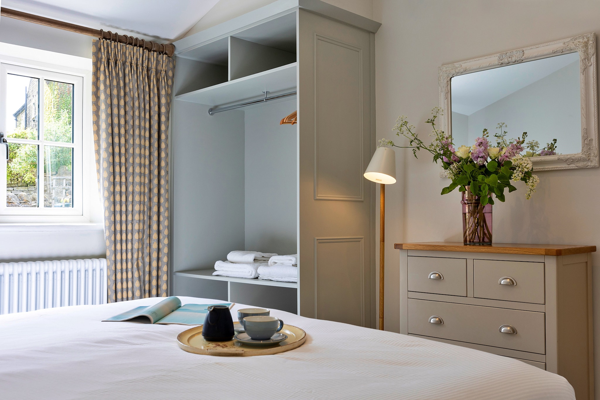 Cherry Cottage Nr Grantley Hall-Slaapkamer