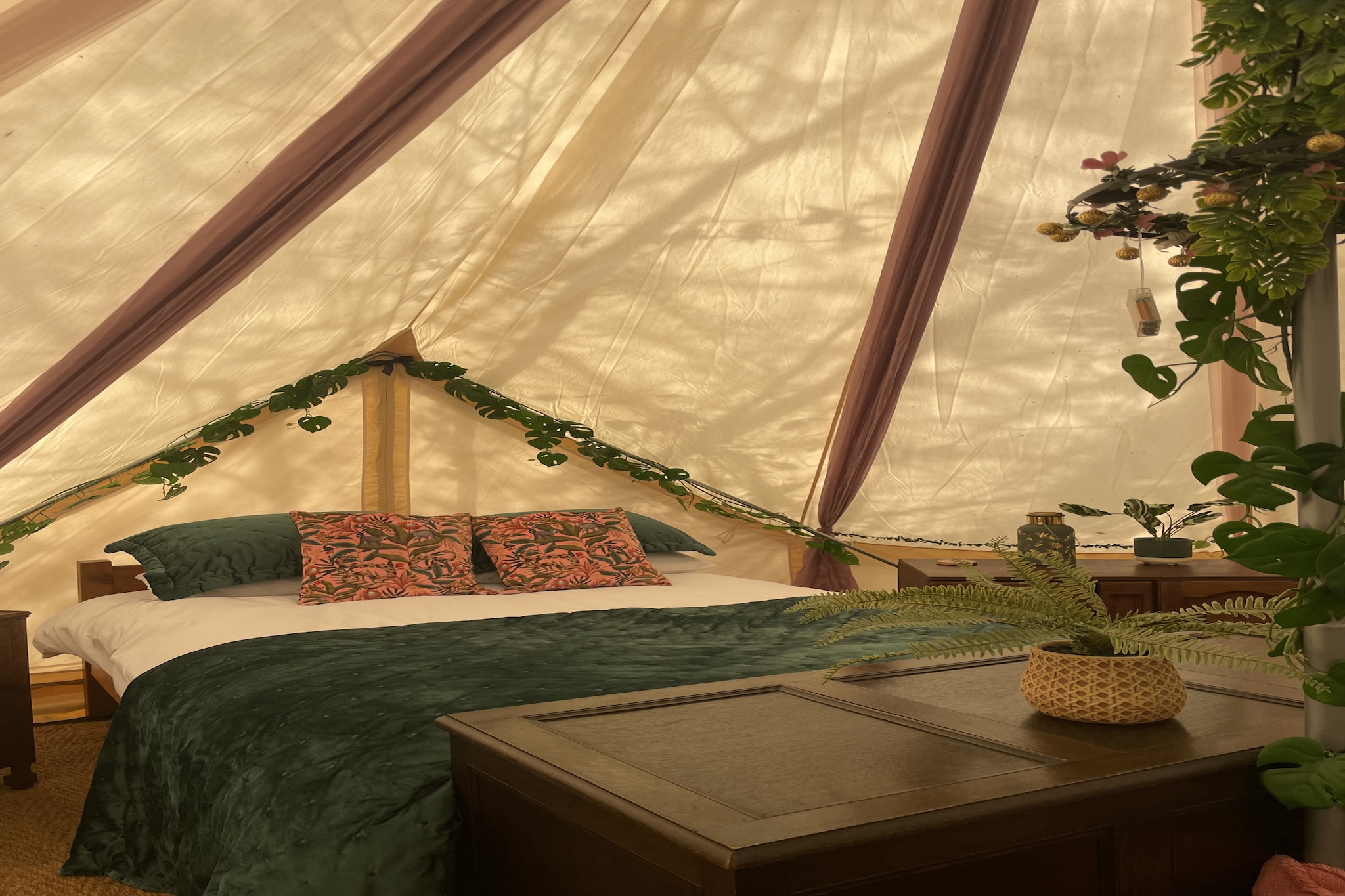 Jungle Bell Tent-Slaapkamer