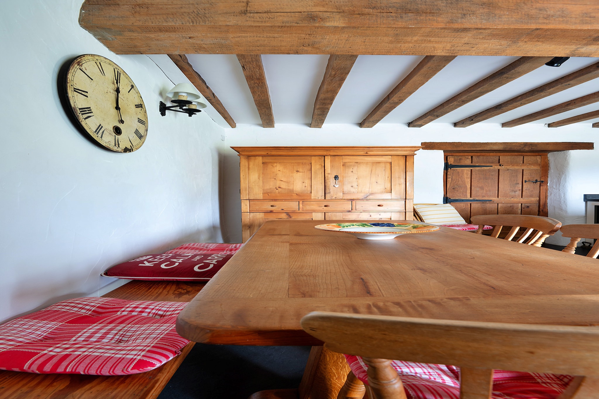 The Barn at Tyddyn-y- Felin-Eetkamer