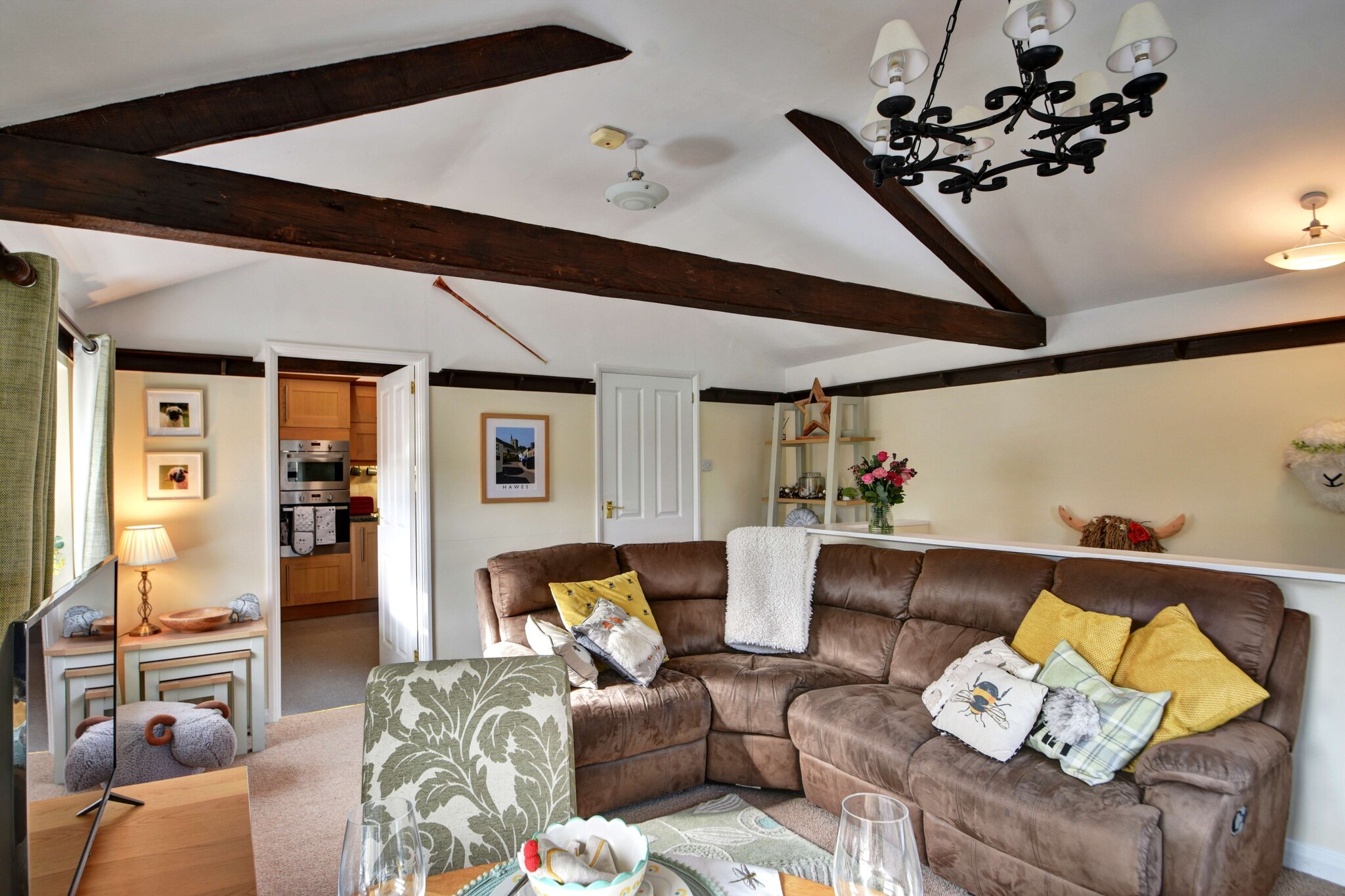Dales Barn Top-Woonkamer