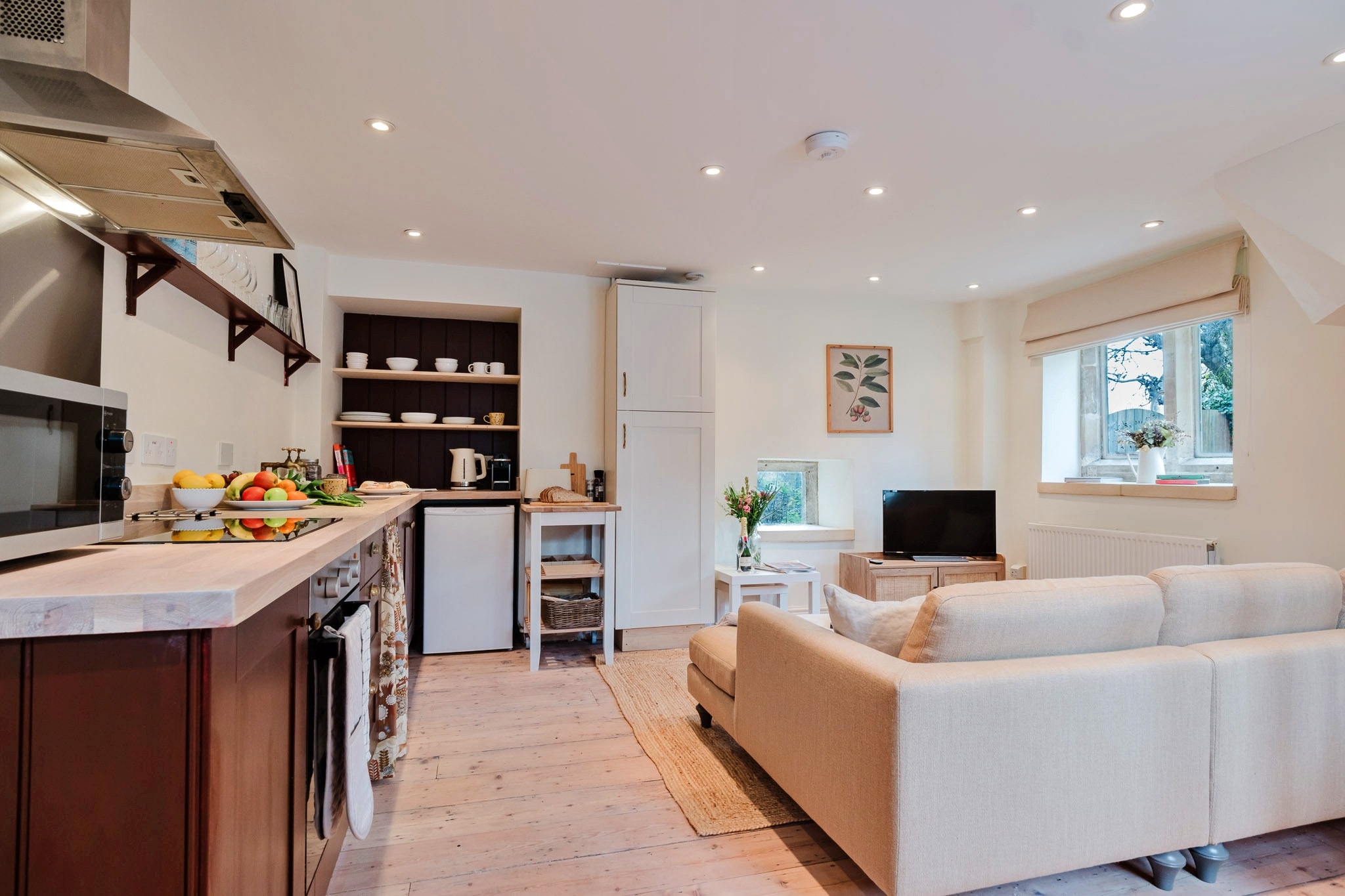 Courtside Cottage-Woonkamer