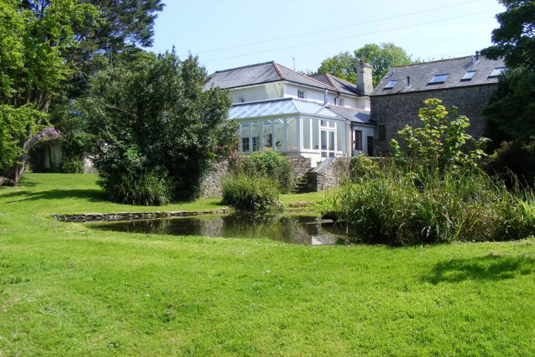 Buckland House-Buitenkant zomer